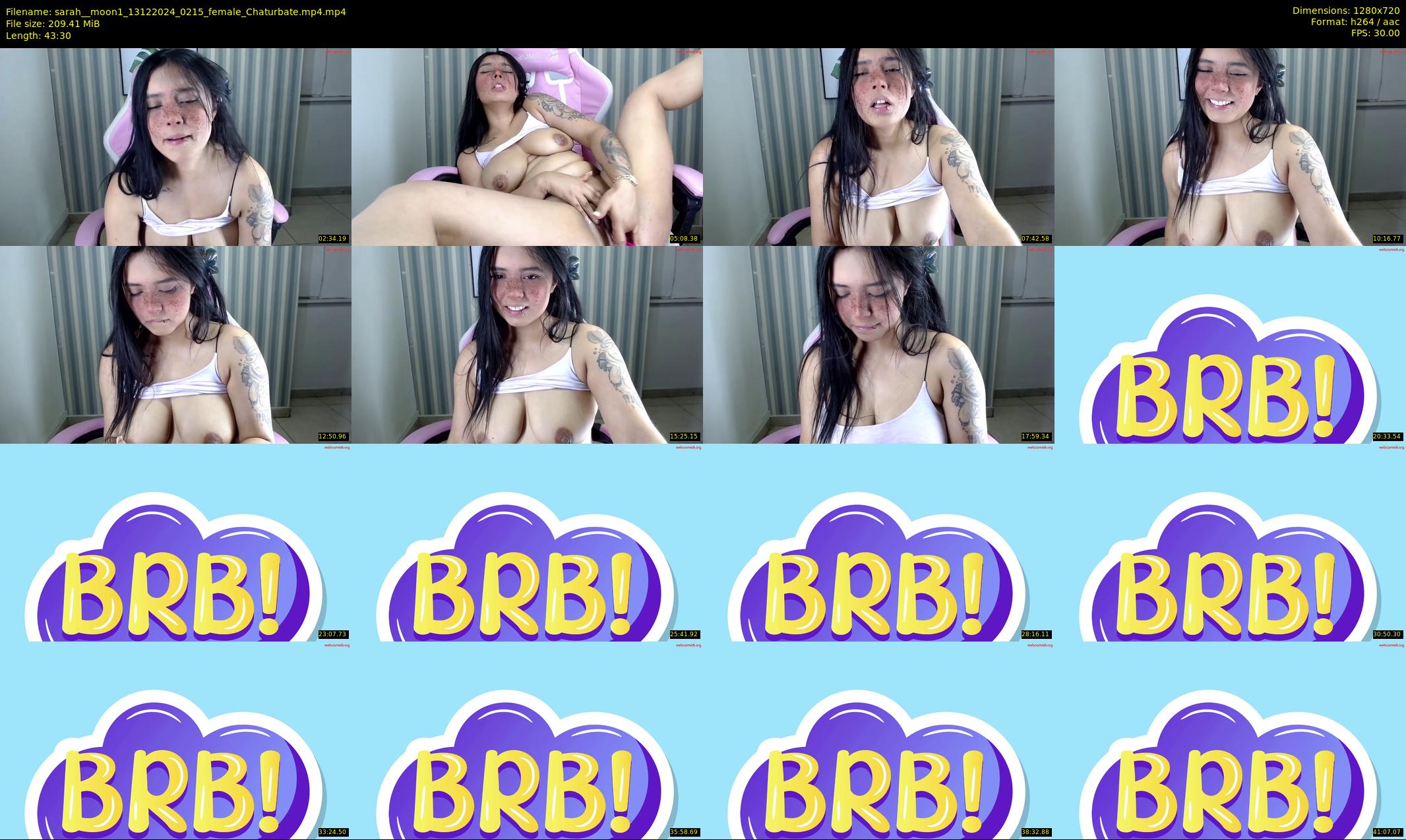 sarah__moon1 — 44 minute Chaturbate female cam show recording, 720p, Dec 13, 2024