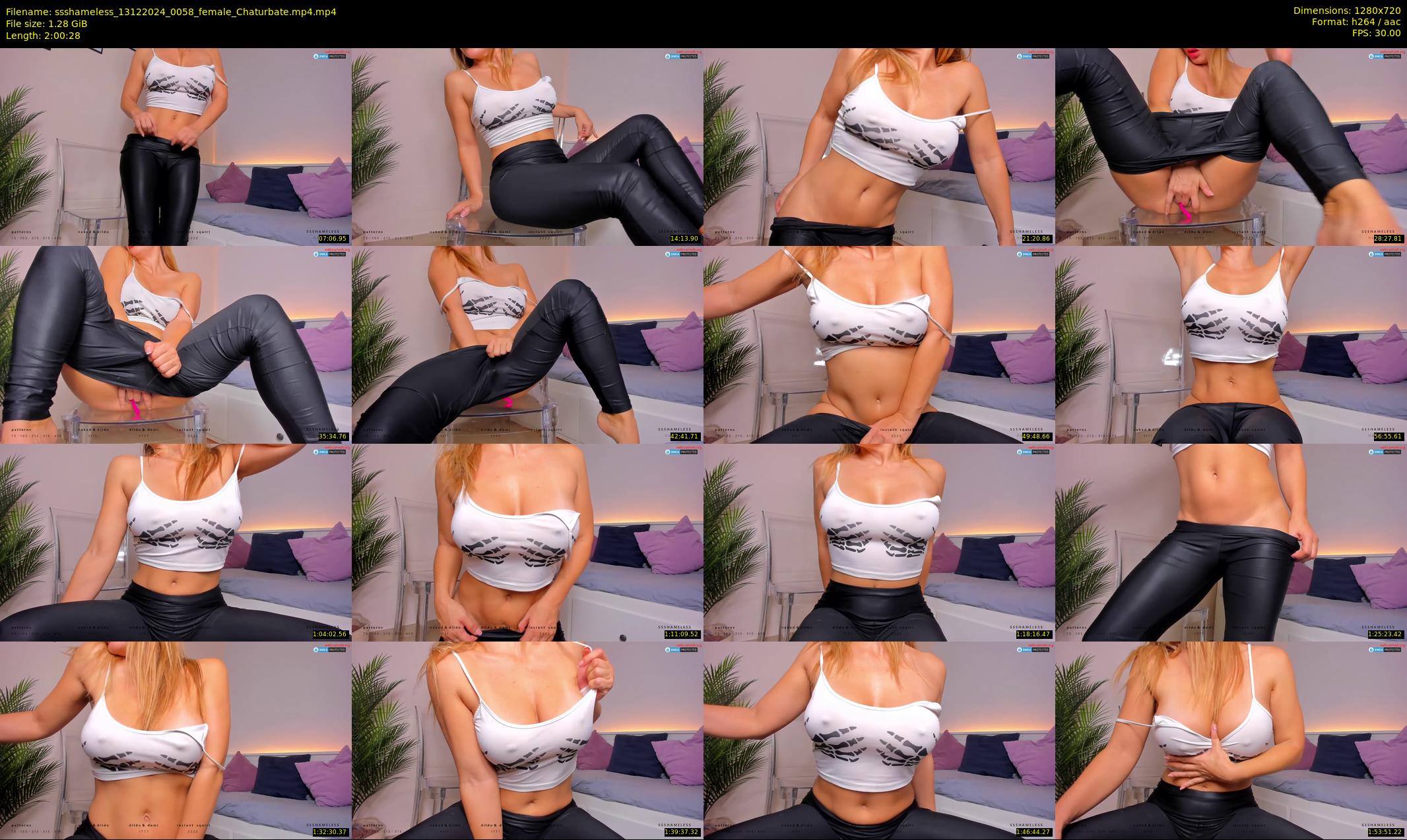 ssshameless — 121 minute Chaturbate female cam show recording, 720p, Dec 13, 2024