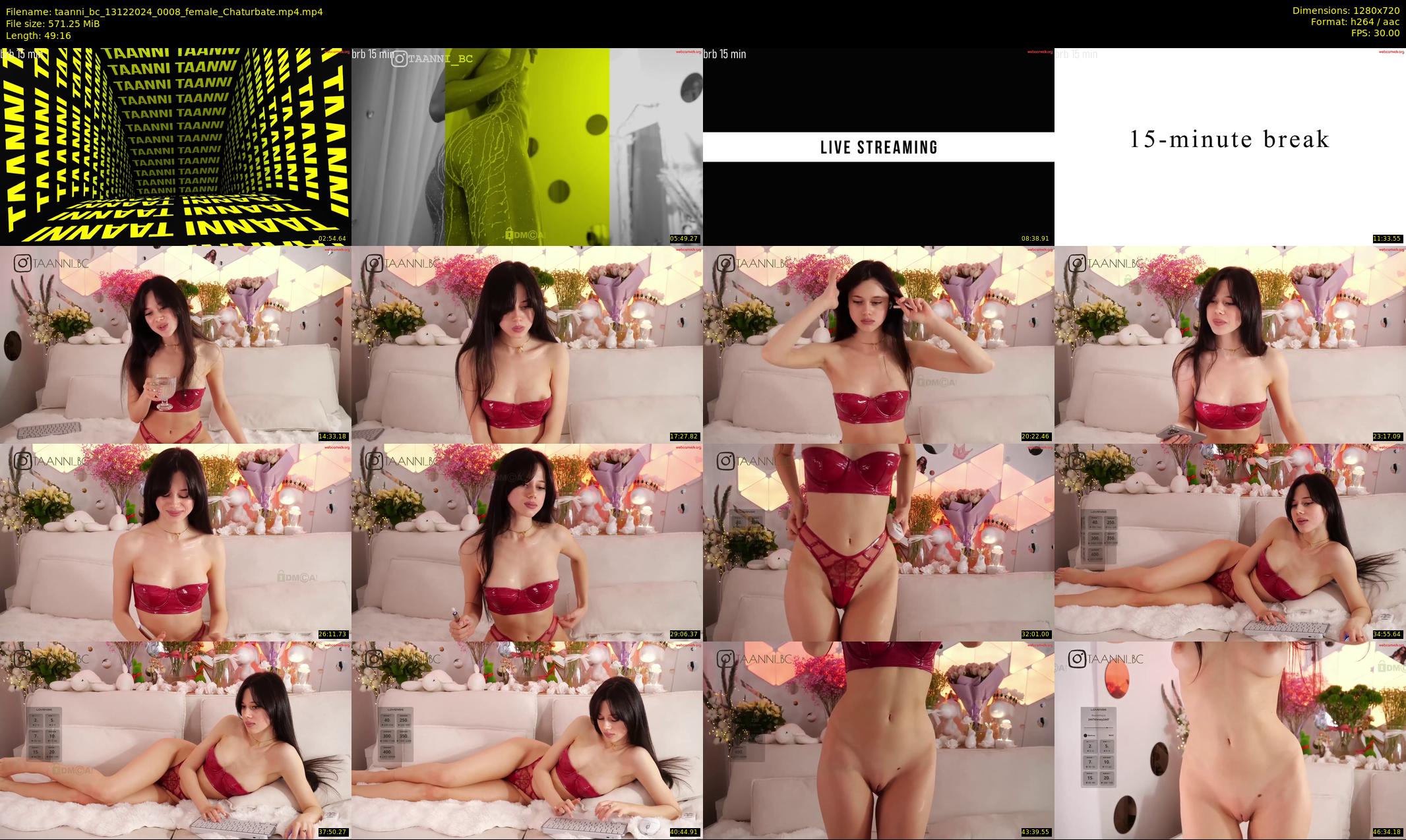 taanni_bc — 50 minute Chaturbate female cam show recording, 720p, Dec 13, 2024