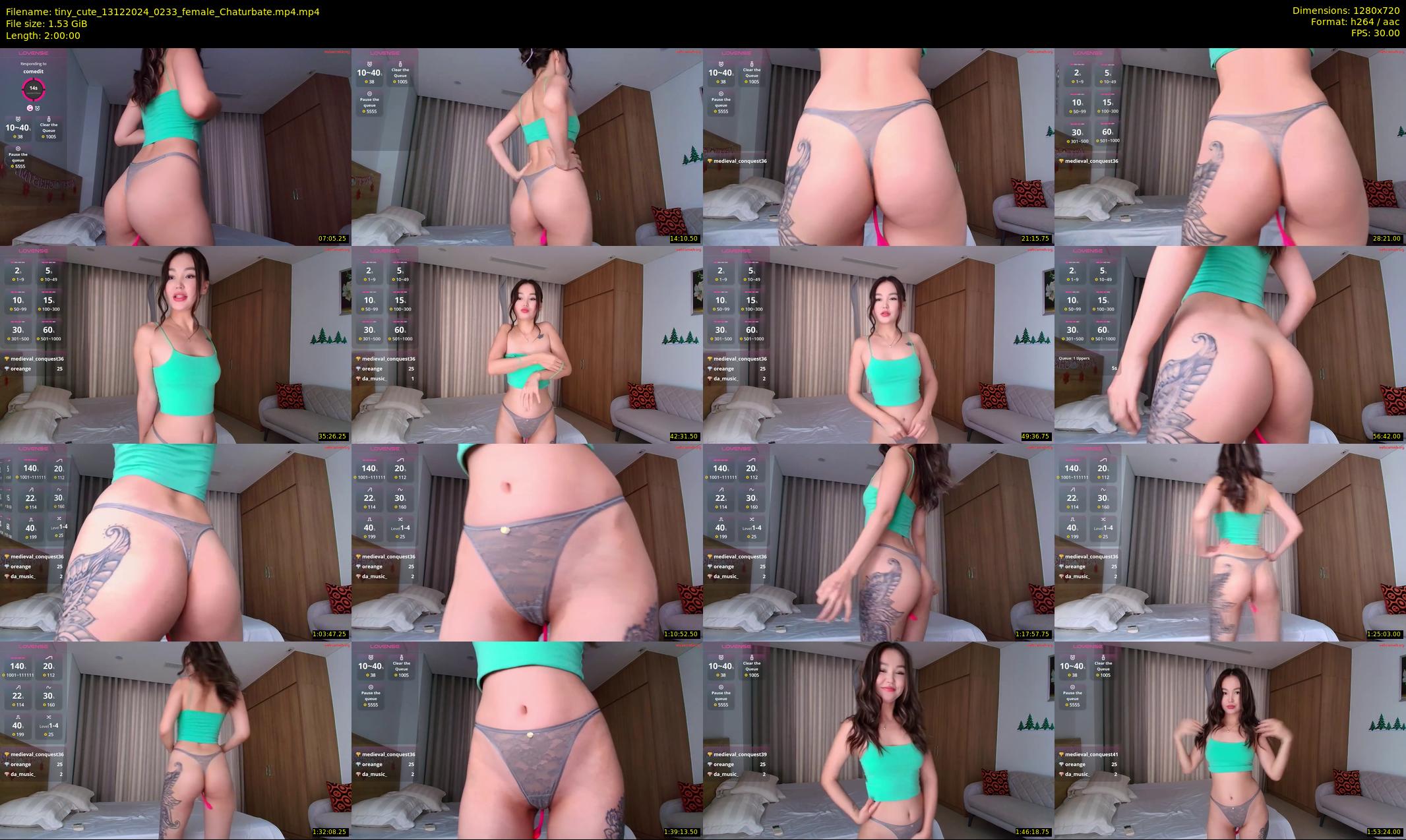 tiny_cute — 120 minute Chaturbate female cam show recording, 720p, Dec 13, 2024
