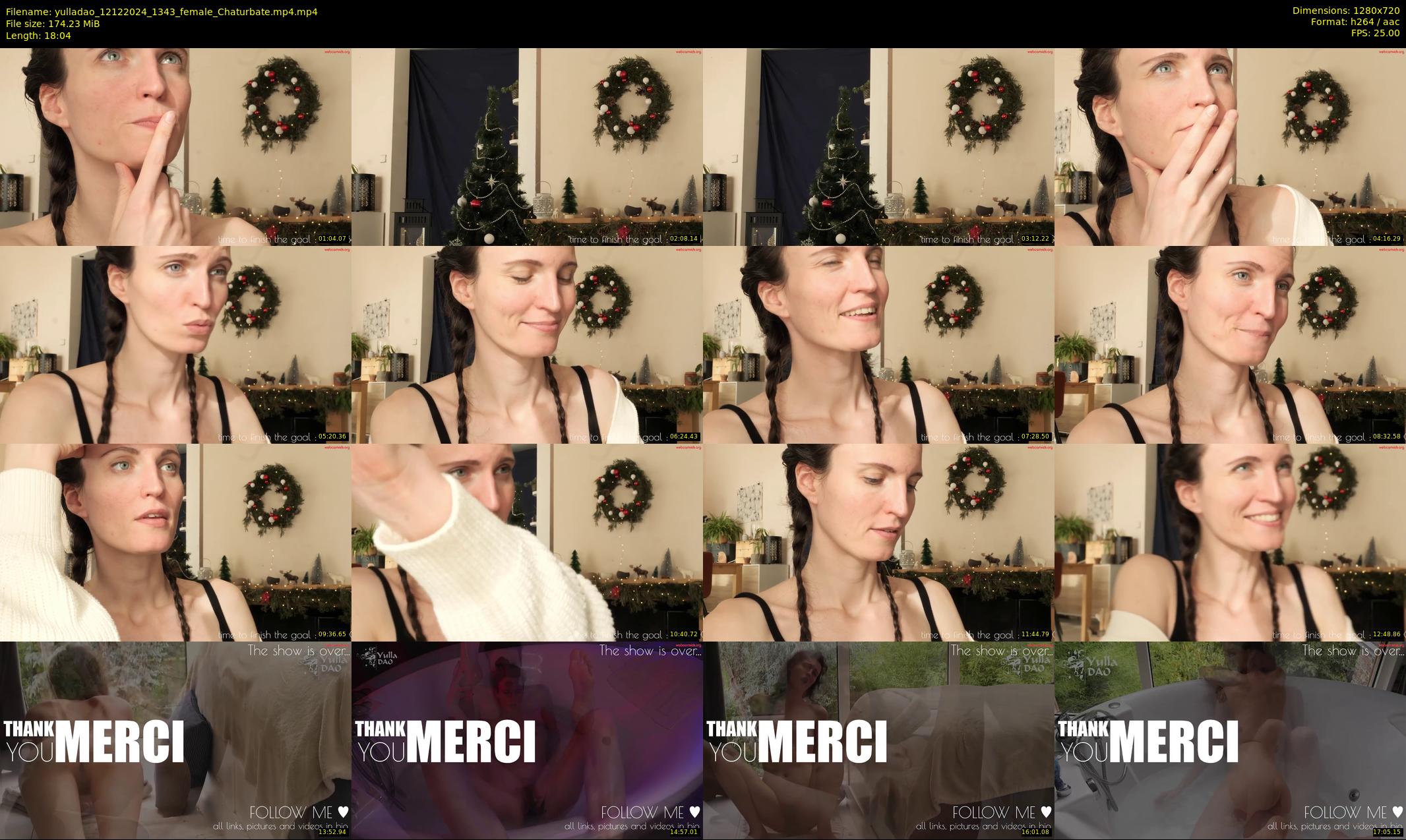yulladao — 19 minute Chaturbate female cam show recording, 720p, Dec 12, 2024