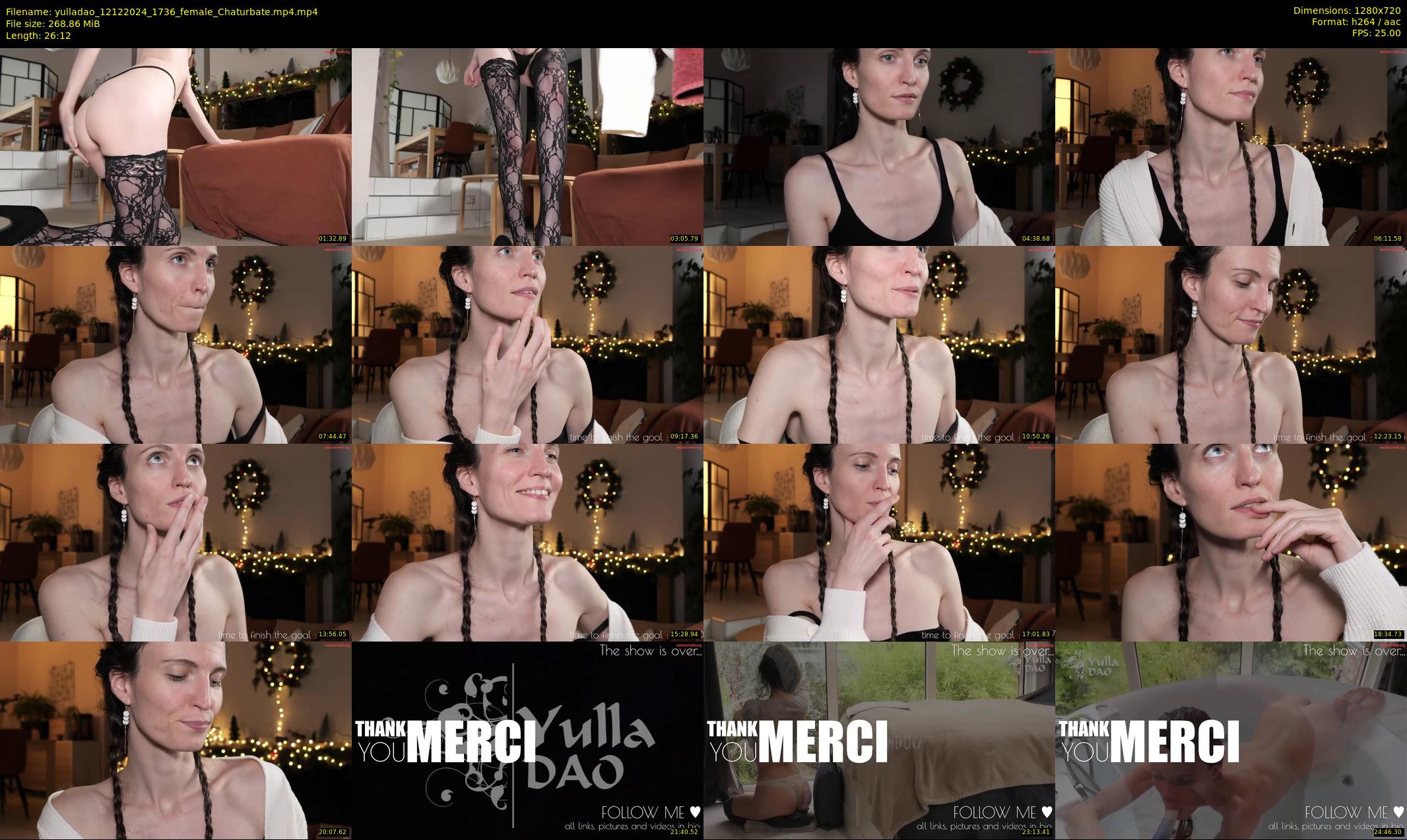 yulladao — 27 minute Chaturbate female cam show recording, 720p, Dec 12, 2024