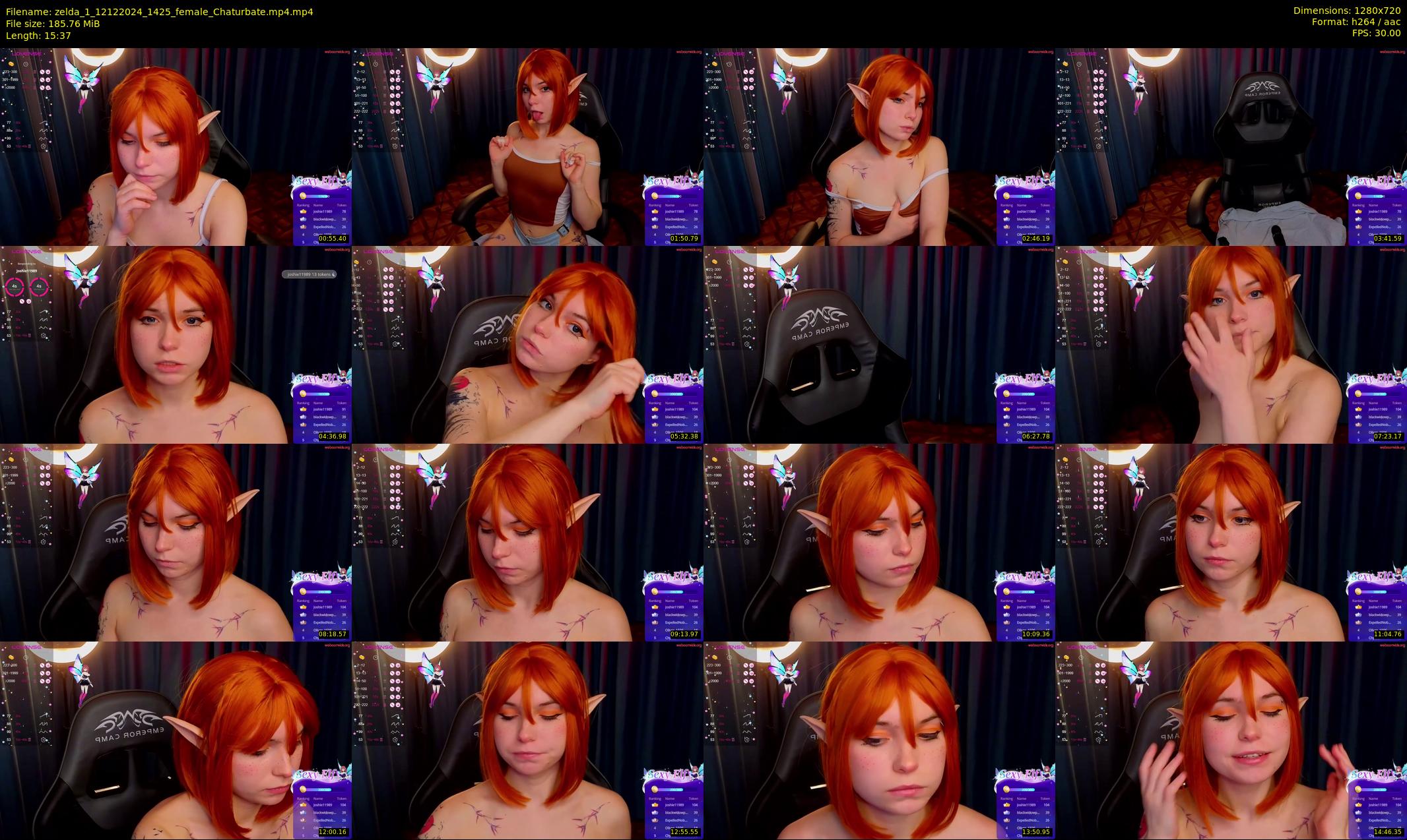 zelda_1 — 16 minute Chaturbate female cam show recording, 720p, Dec 12, 2024