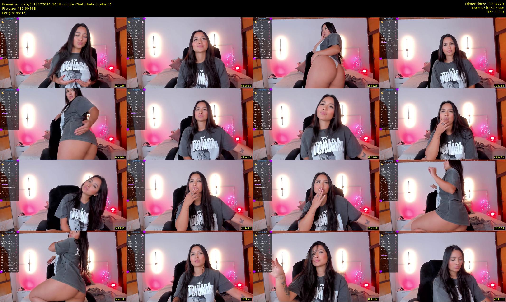 _gaby1 — 46 minute Chaturbate female cam show recording, 720p, Dec 13, 2024