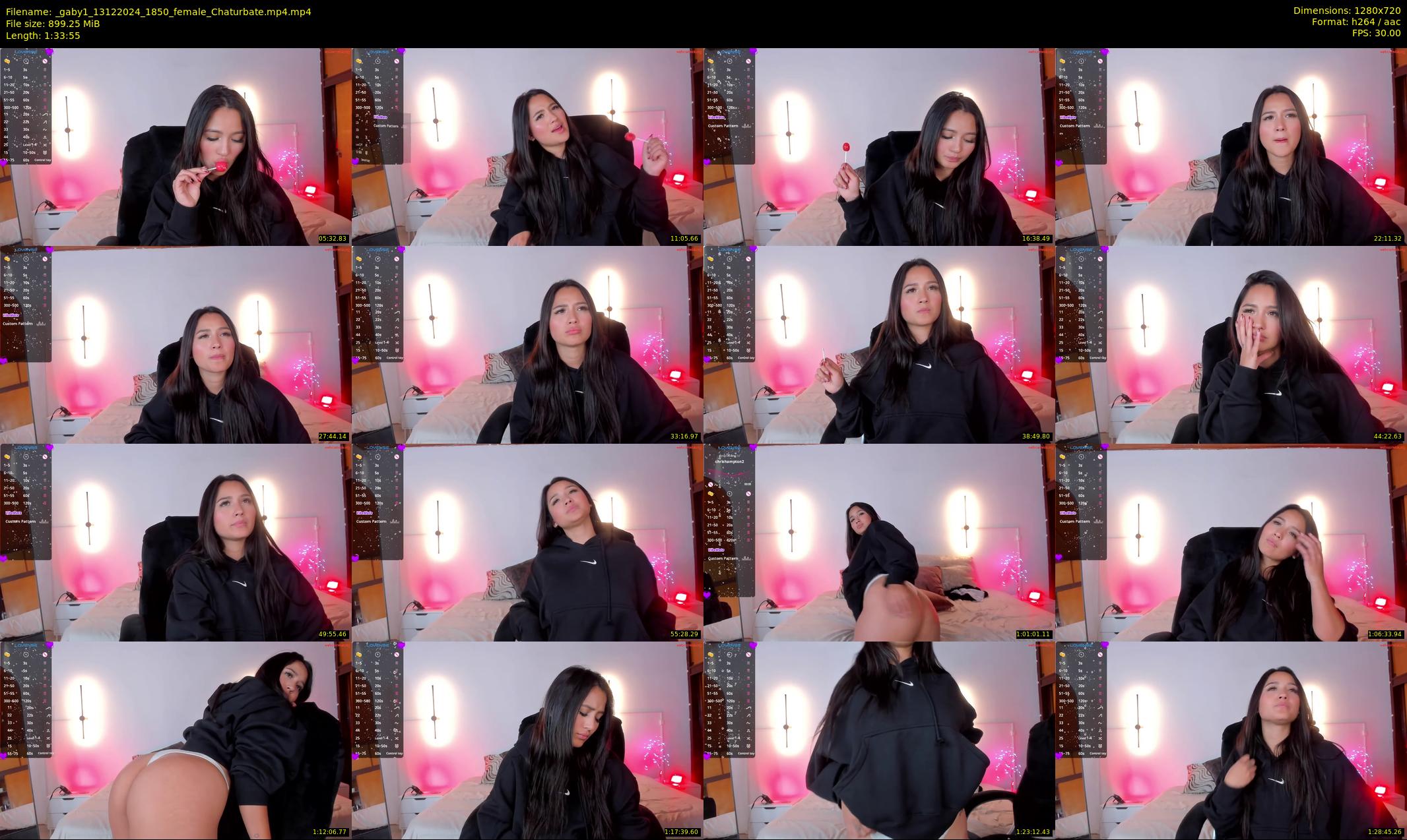 _gaby1 — 94 minute Chaturbate female cam show recording, 720p, Dec 13, 2024