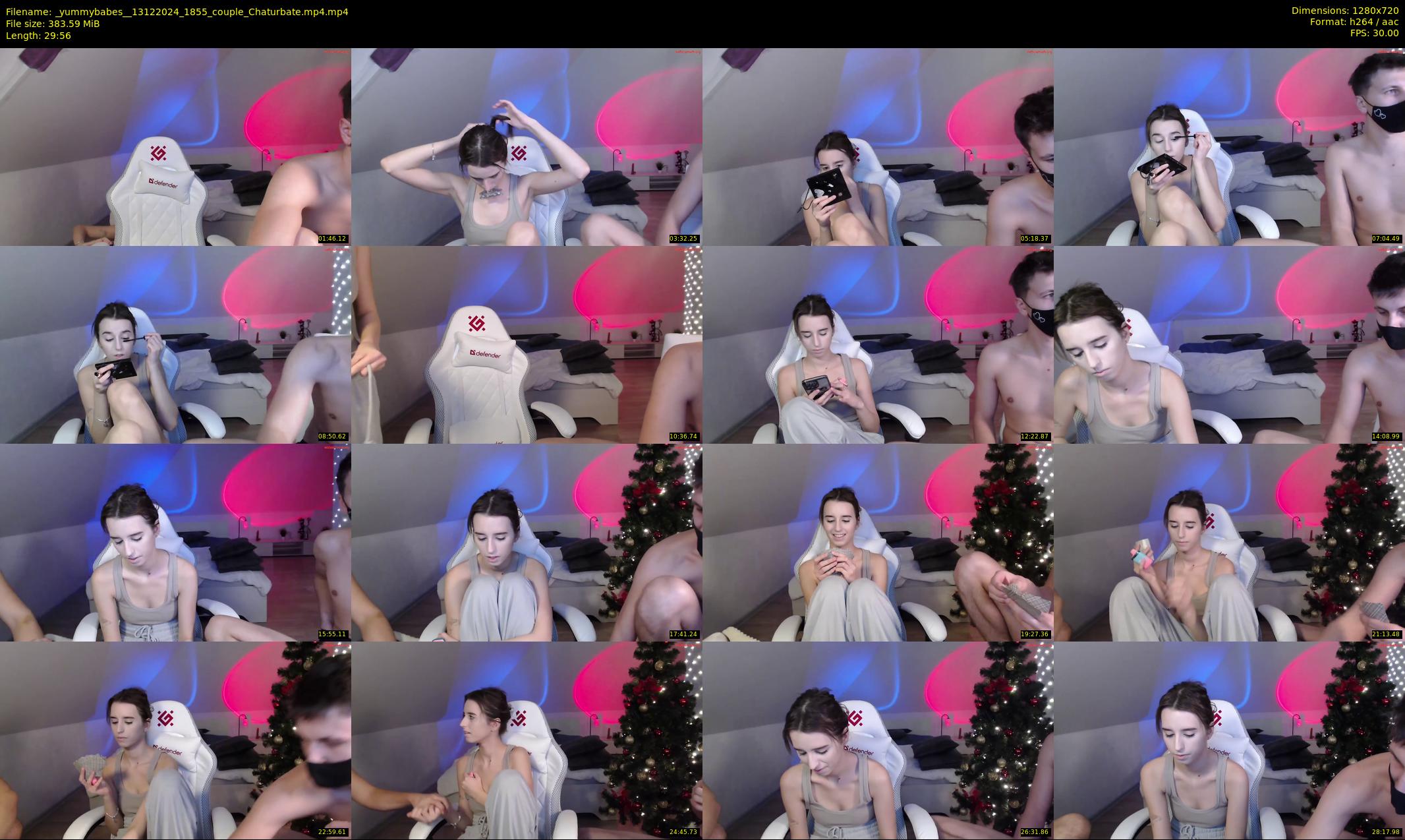 _yummybabes_ — 30 minute Chaturbate couple cam show recording, 720p, Dec 13, 2024