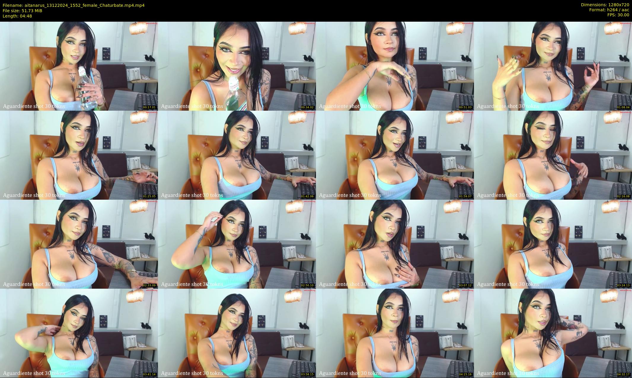 aitanarus — 5 minute Chaturbate female cam show recording, 720p, Dec 13, 2024