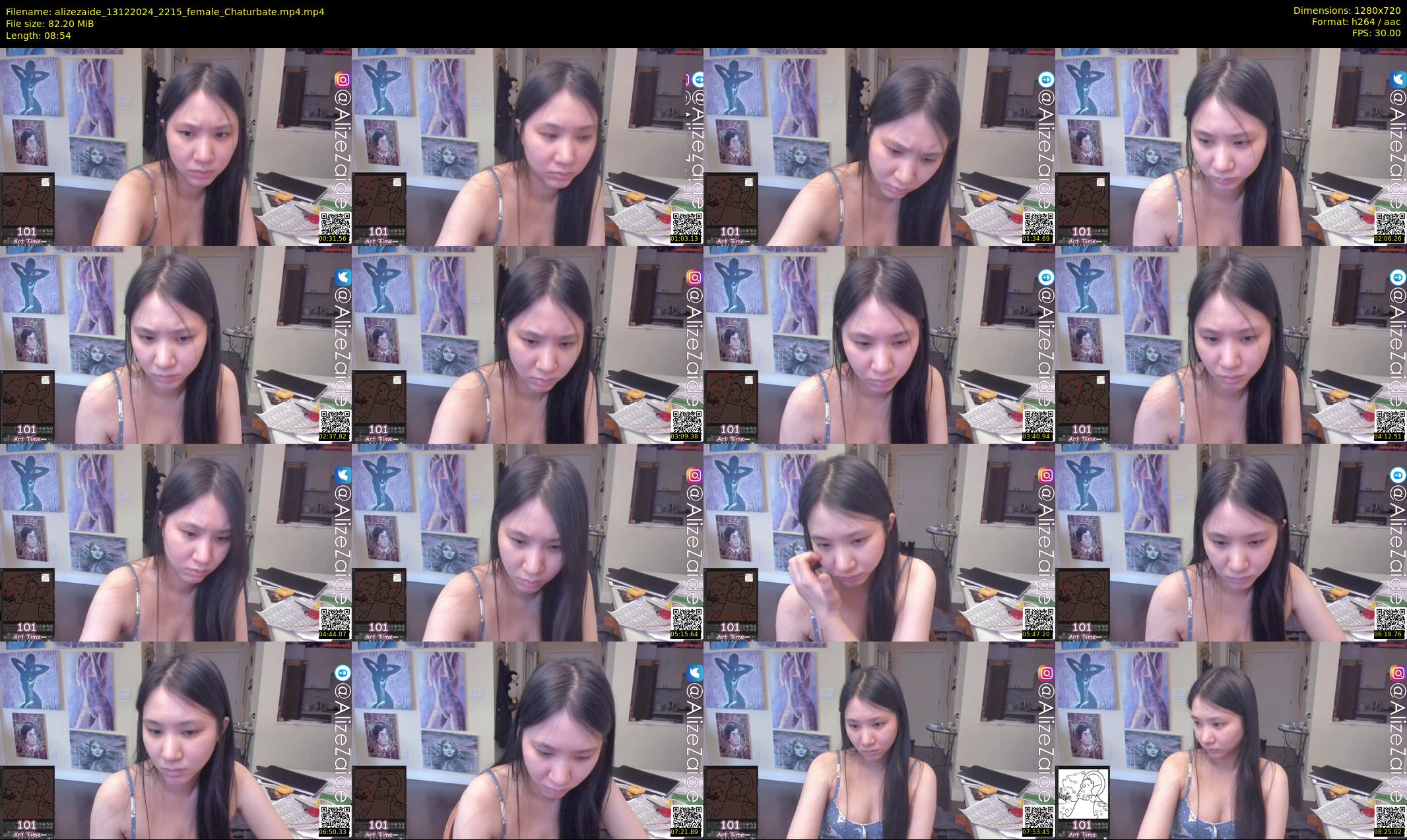 alizezaide — 9 minute Chaturbate female cam show recording, 720p, Dec 13, 2024