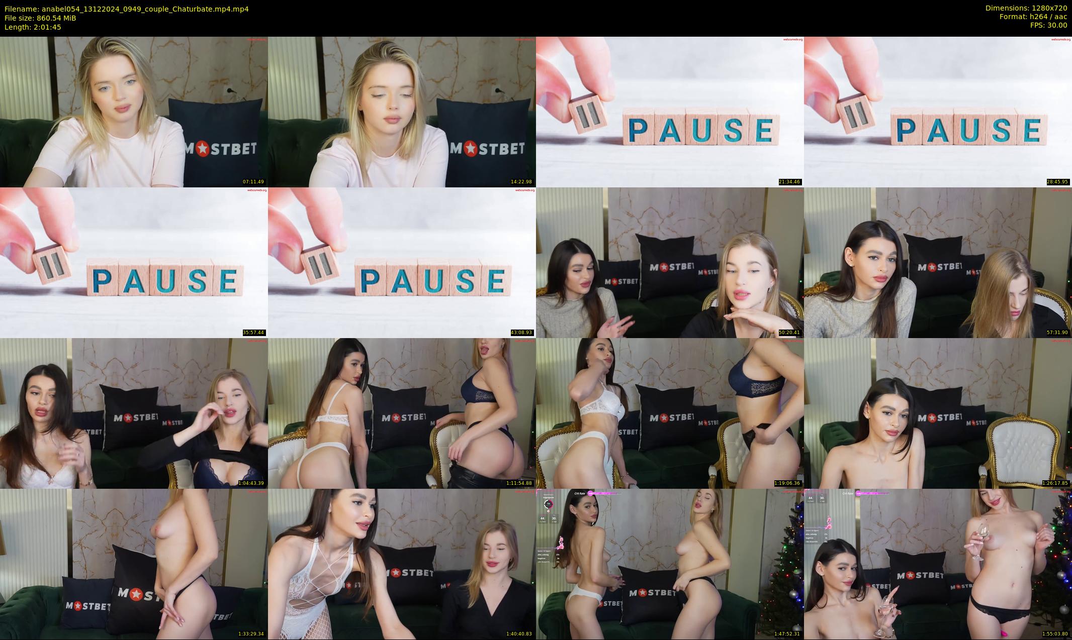 anabel054 — 122 minute Chaturbate female cam show recording, 720p, Dec 13, 2024