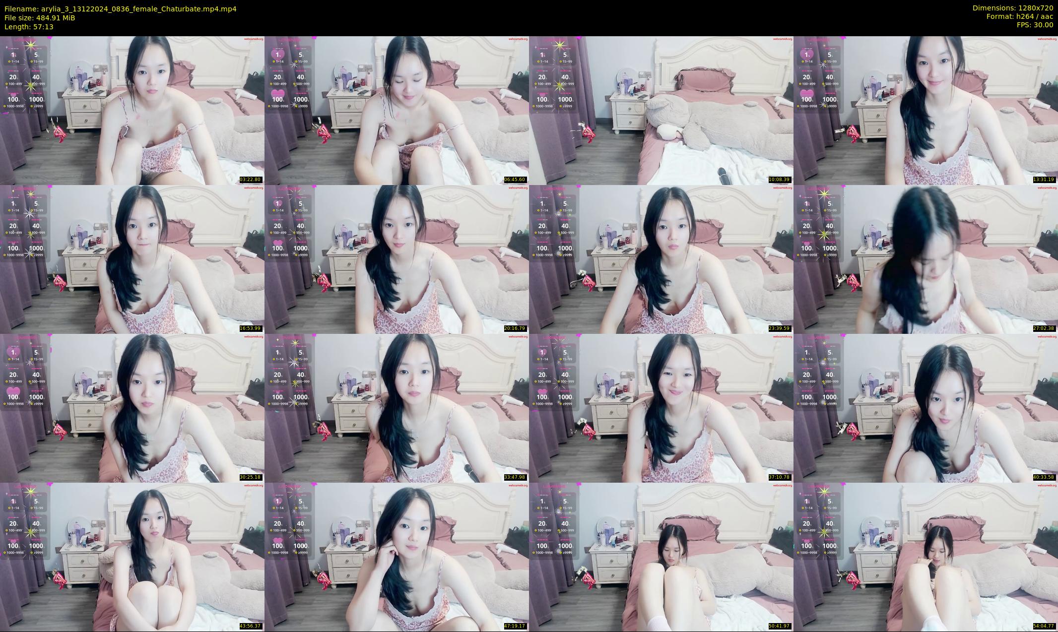 arylia_3 — 58 minute Chaturbate female cam show recording, 720p, Dec 13, 2024