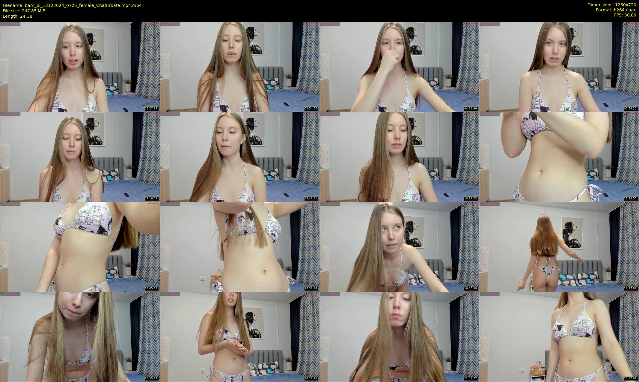 bam_bi — 25 minute Chaturbate female cam show recording, 720p, Dec 13, 2024