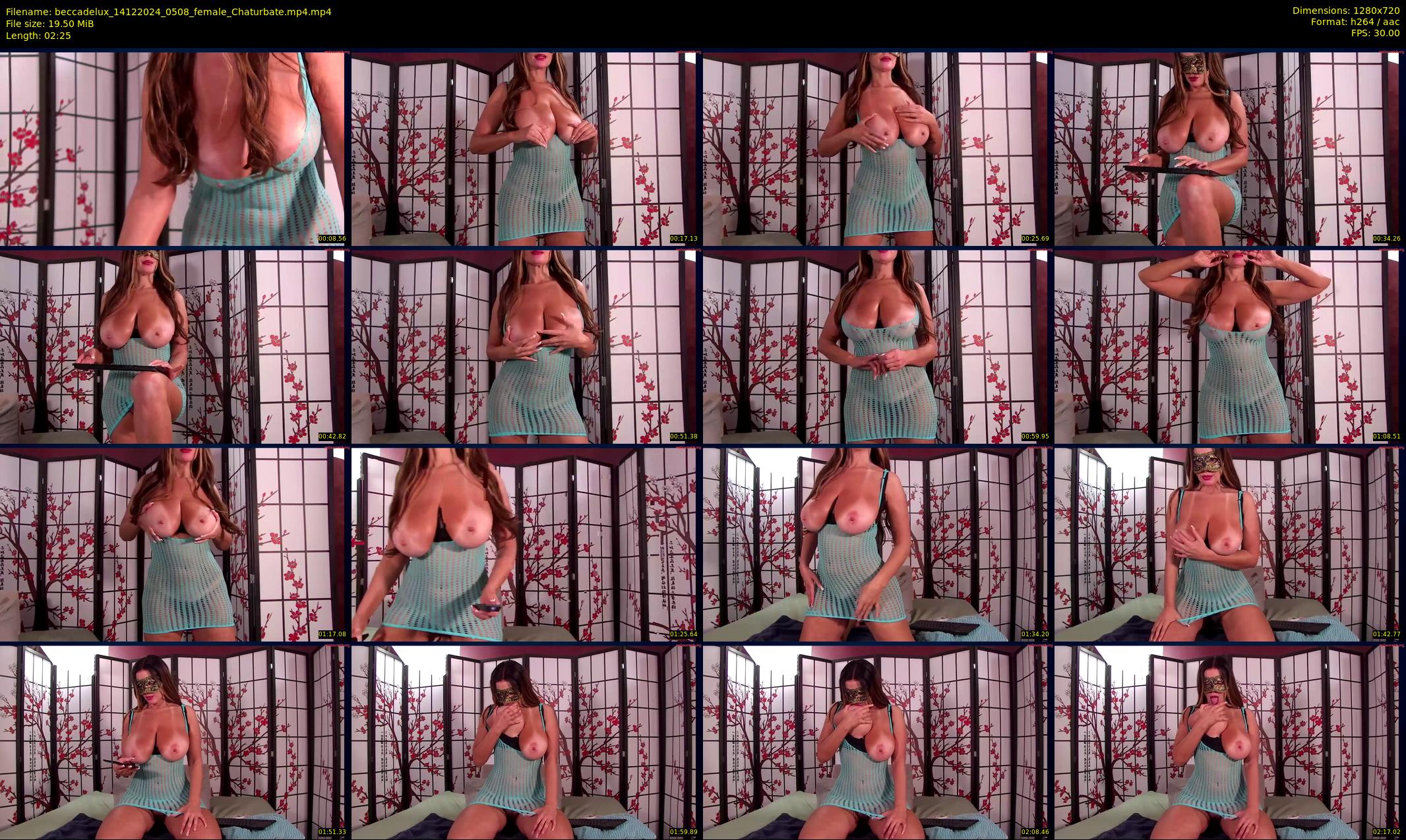beccadelux — 3 minute Chaturbate female cam show recording, 720p, Dec 14, 2024