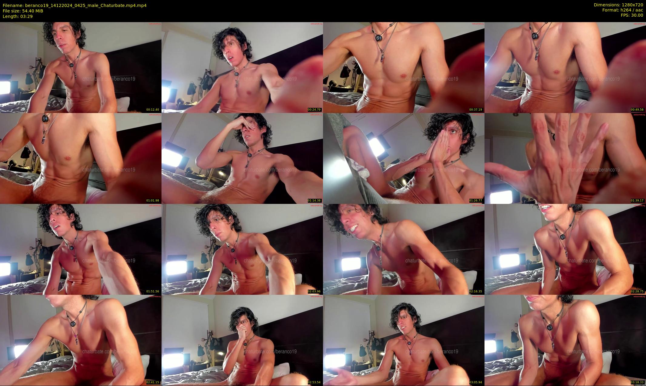 beranco19 — 4 minute Chaturbate male cam show recording, 720p, Dec 14, 2024