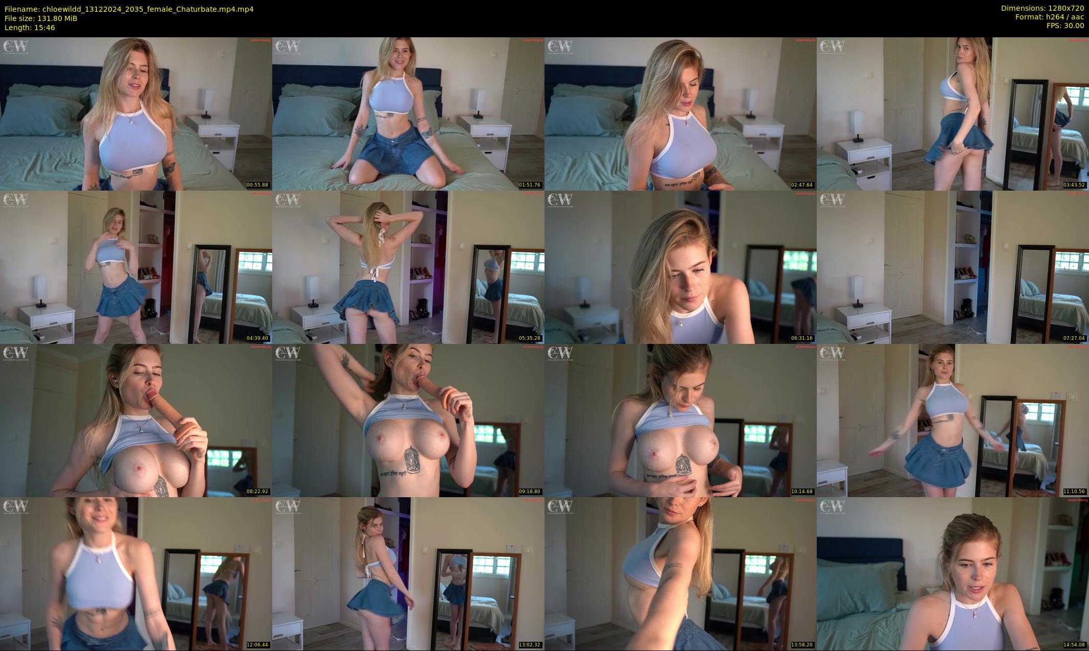 chloewildd — 16 minute Chaturbate female cam show recording, 720p, Dec 13, 2024