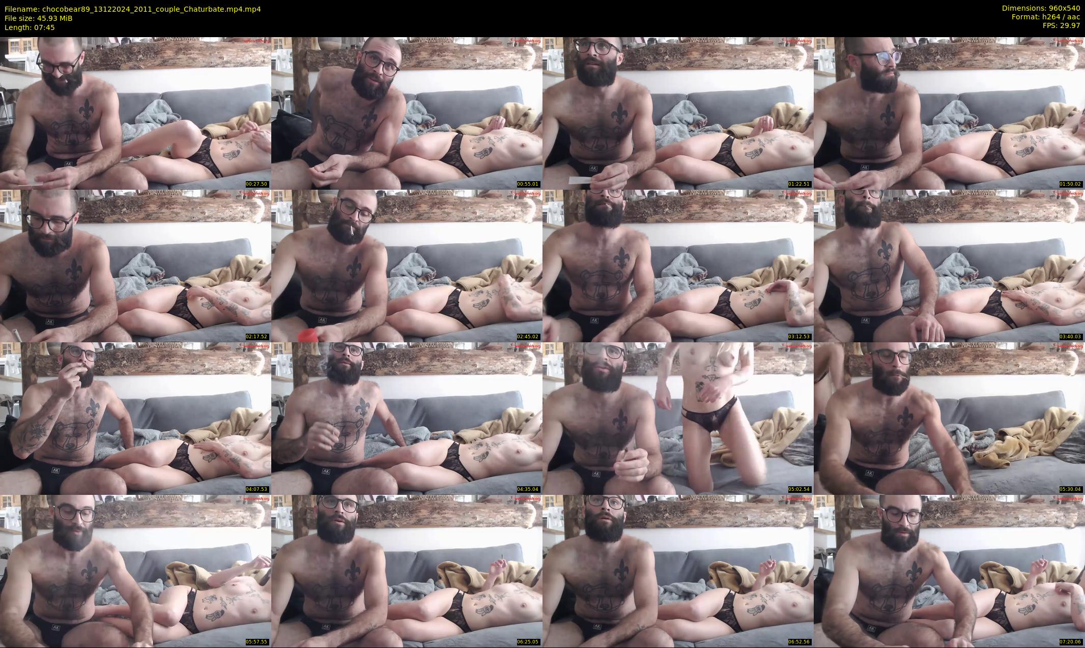 chocobear89 — 8 minute Chaturbate couple cam show recording, 480p, Dec 13, 2024