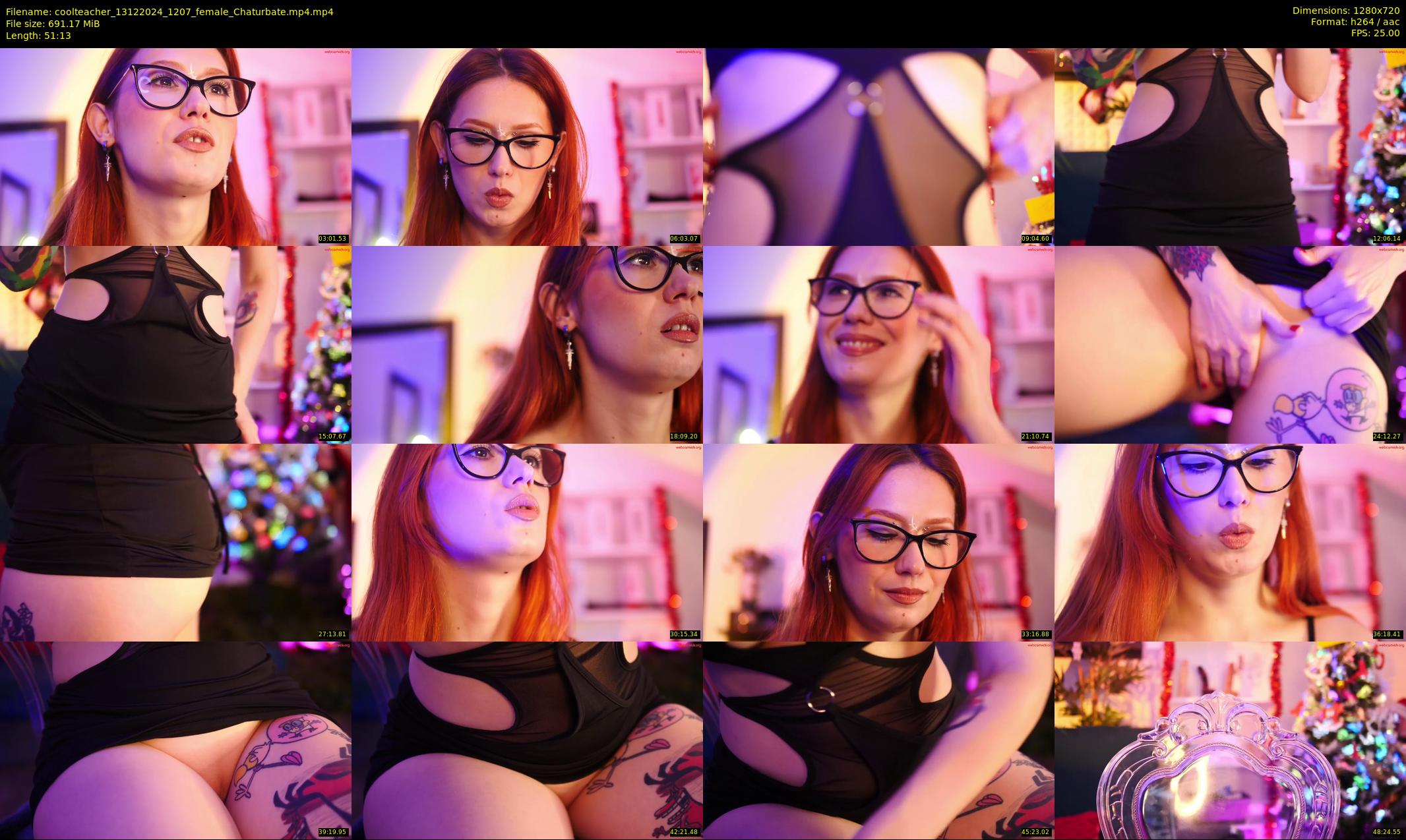 coolteacher — 52 minute Chaturbate female cam show recording, 720p, Dec 13, 2024