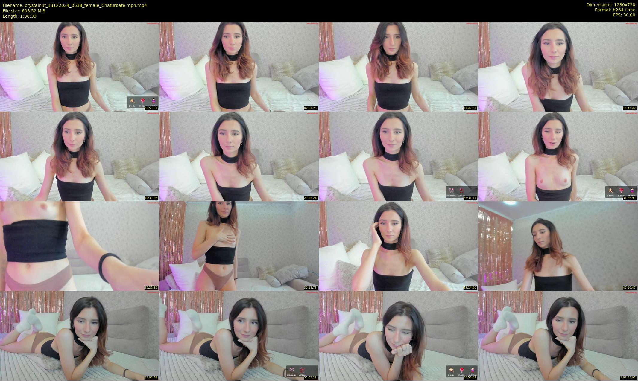 crystalnut — 67 minute Chaturbate female cam show recording, 720p, Dec 13, 2024
