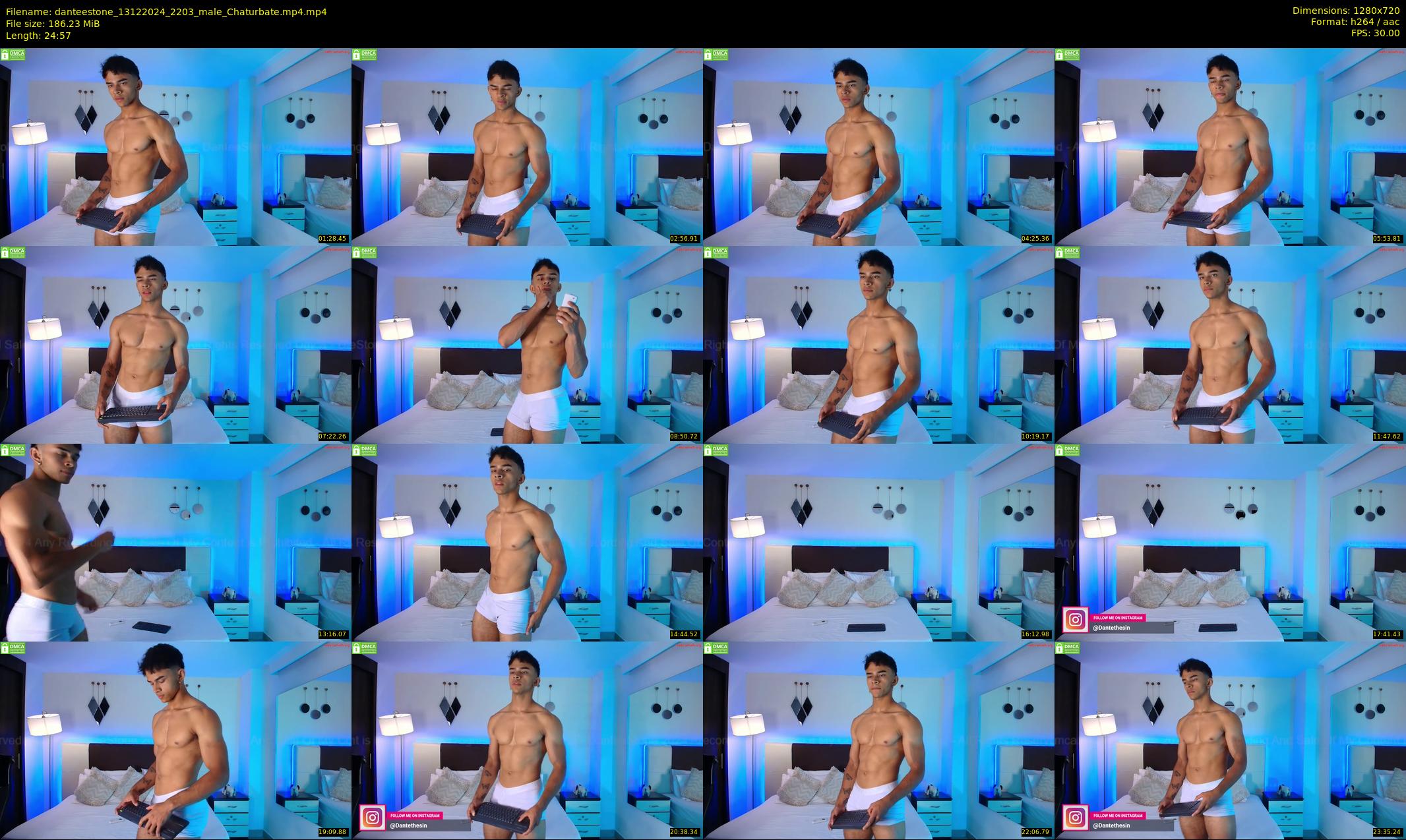 danteestone — 25 minute Chaturbate male cam show recording, 720p, Dec 13, 2024