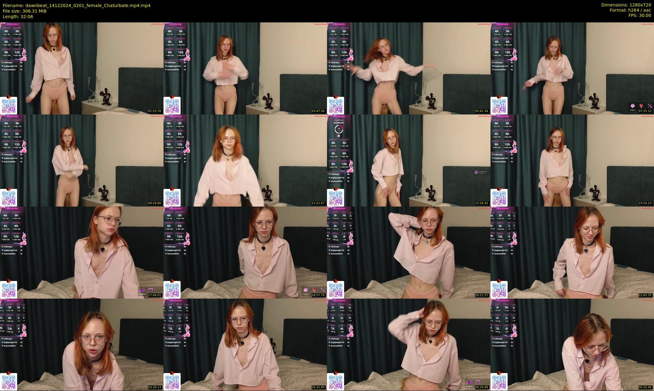 dawnbeat — 33 minute Chaturbate female cam show recording, 720p, Dec 14, 2024