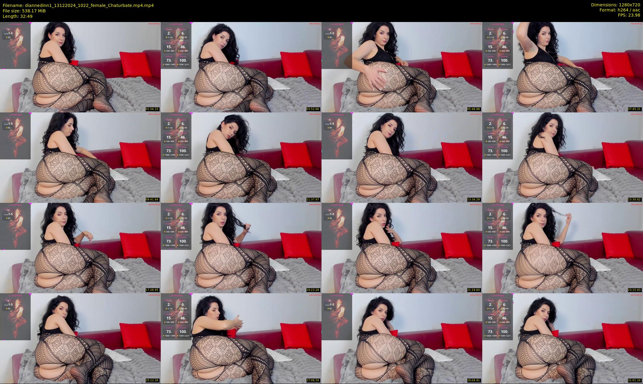 diannedinn1 — 33 minute Chaturbate female cam show recording, 720p, Dec 13, 2024