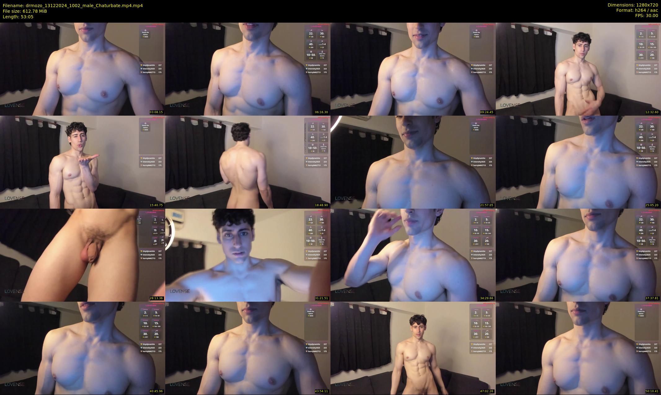 drmozo — 54 minute Chaturbate male cam show recording, 720p, Dec 13, 2024
