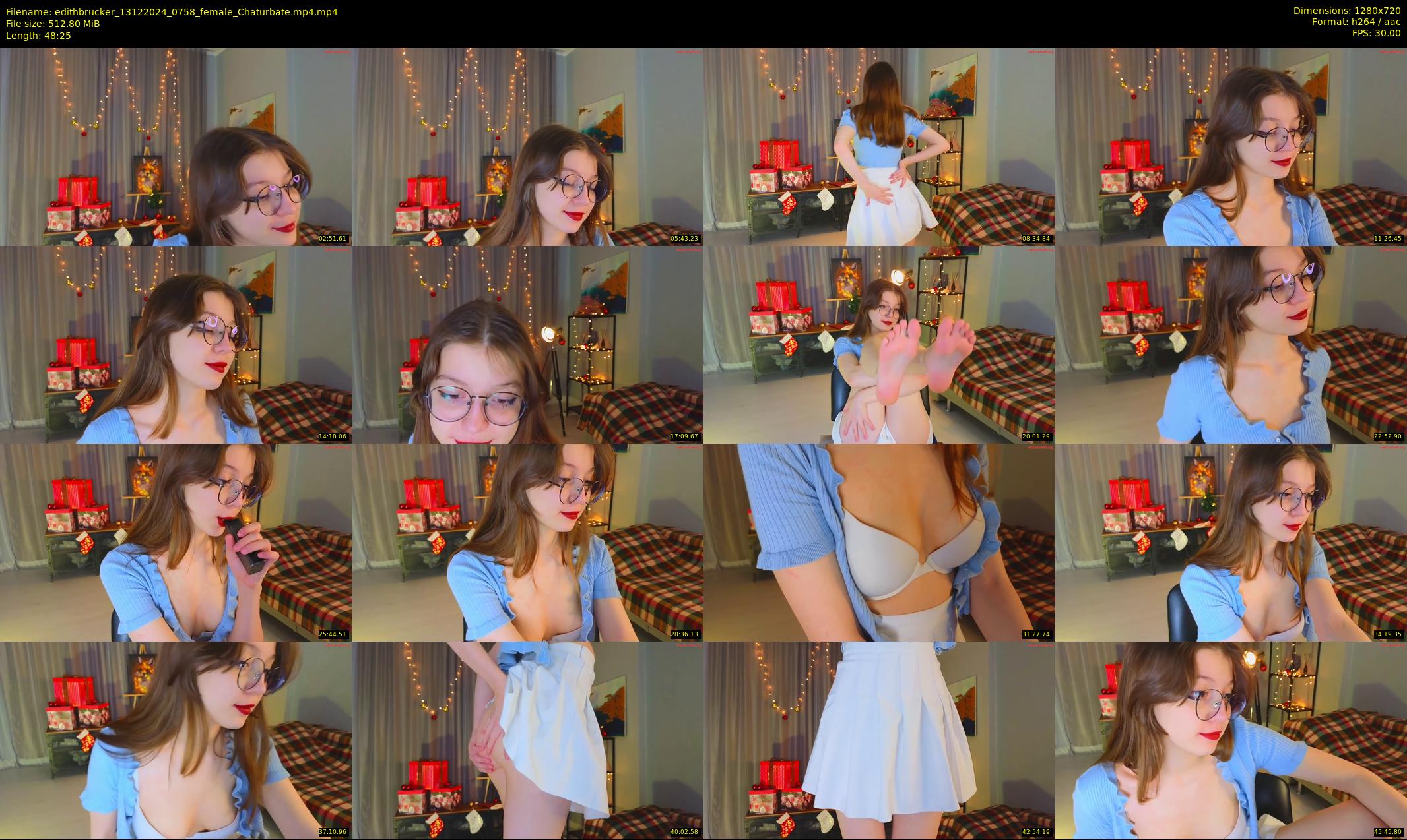 edithbrucker — 49 minute Chaturbate female cam show recording, 720p, Dec 13, 2024