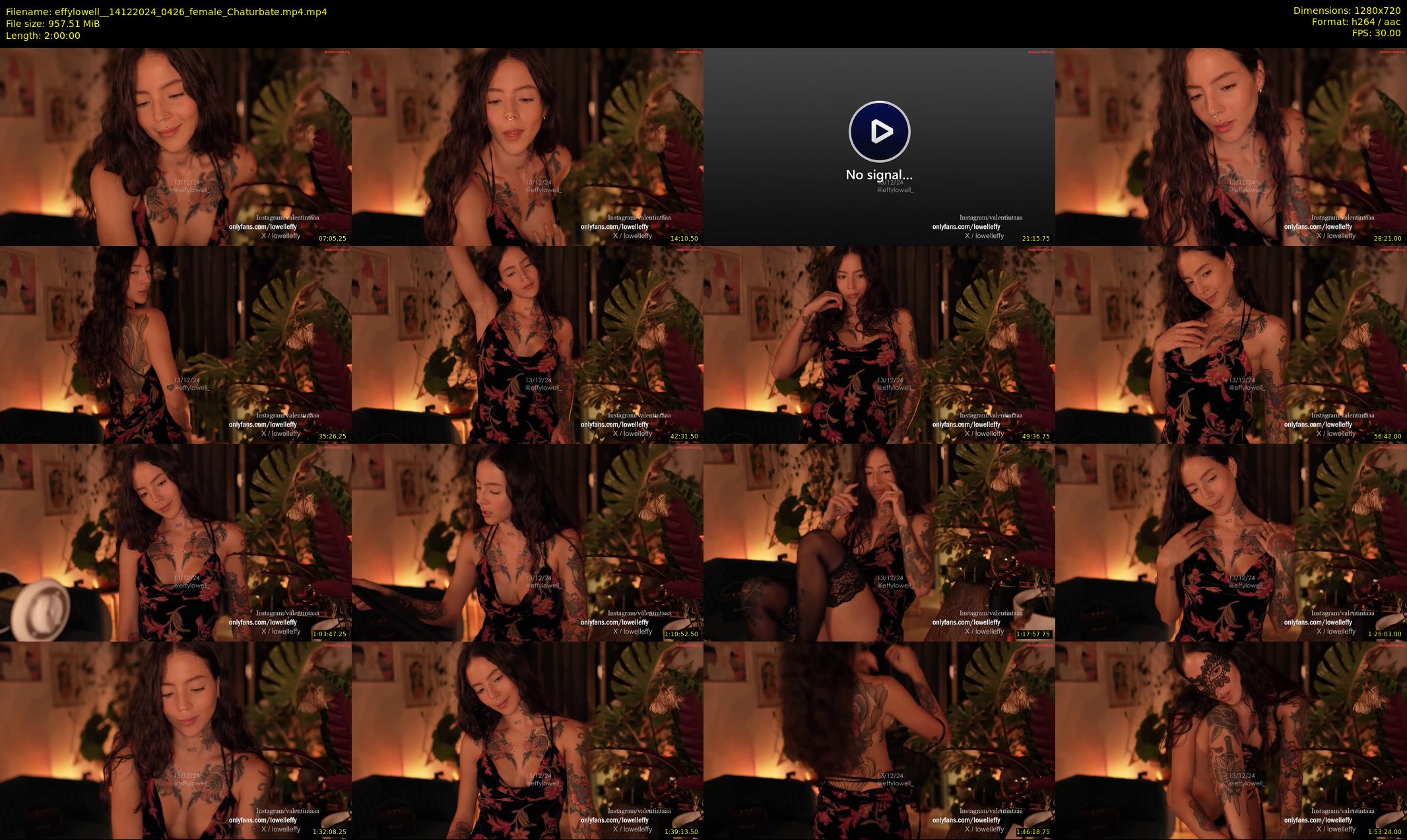 effylowell_ — 120 minute Chaturbate female cam show recording, 720p, Dec 14, 2024