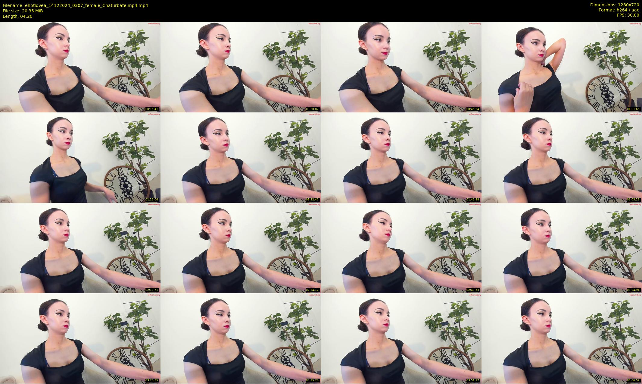 ehotlovea — 5 minute Chaturbate female cam show recording, 720p, Dec 14, 2024