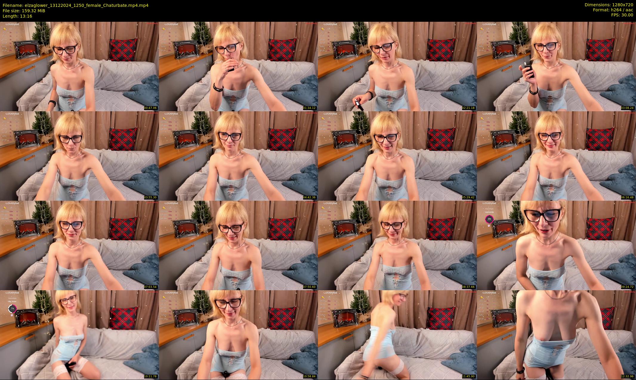 elzaglower — 14 minute Chaturbate female cam show recording, 720p, Dec 13, 2024