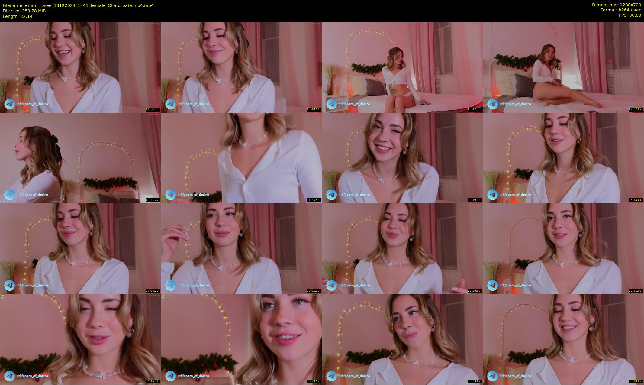 emmi_rosee — 33 minute Chaturbate female cam show recording, 720p, Dec 13, 2024