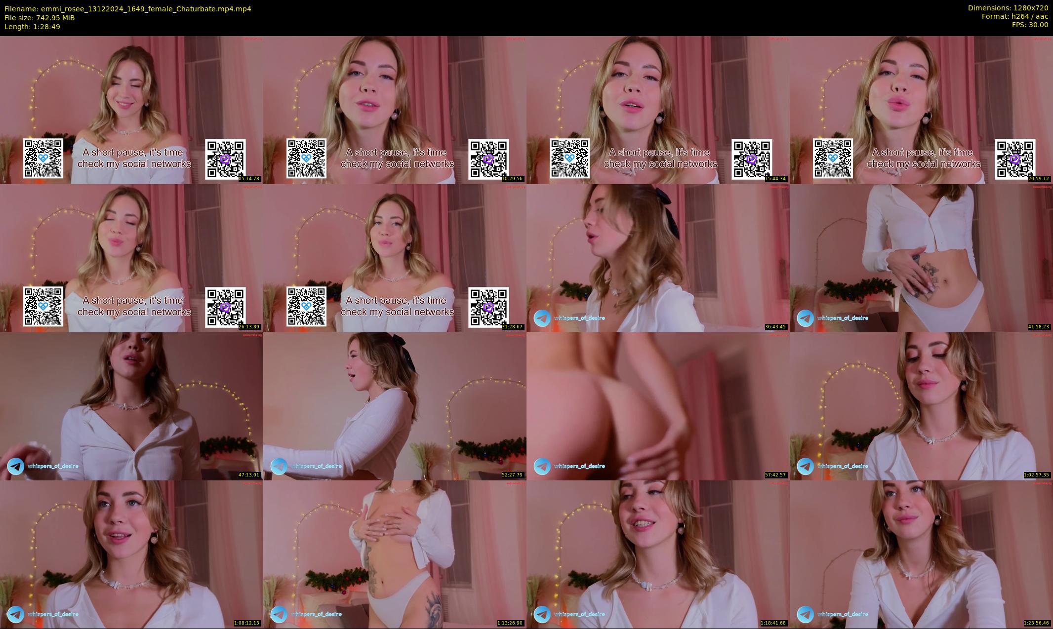 emmi_rosee — 89 minute Chaturbate female cam show recording, 720p, Dec 13, 2024