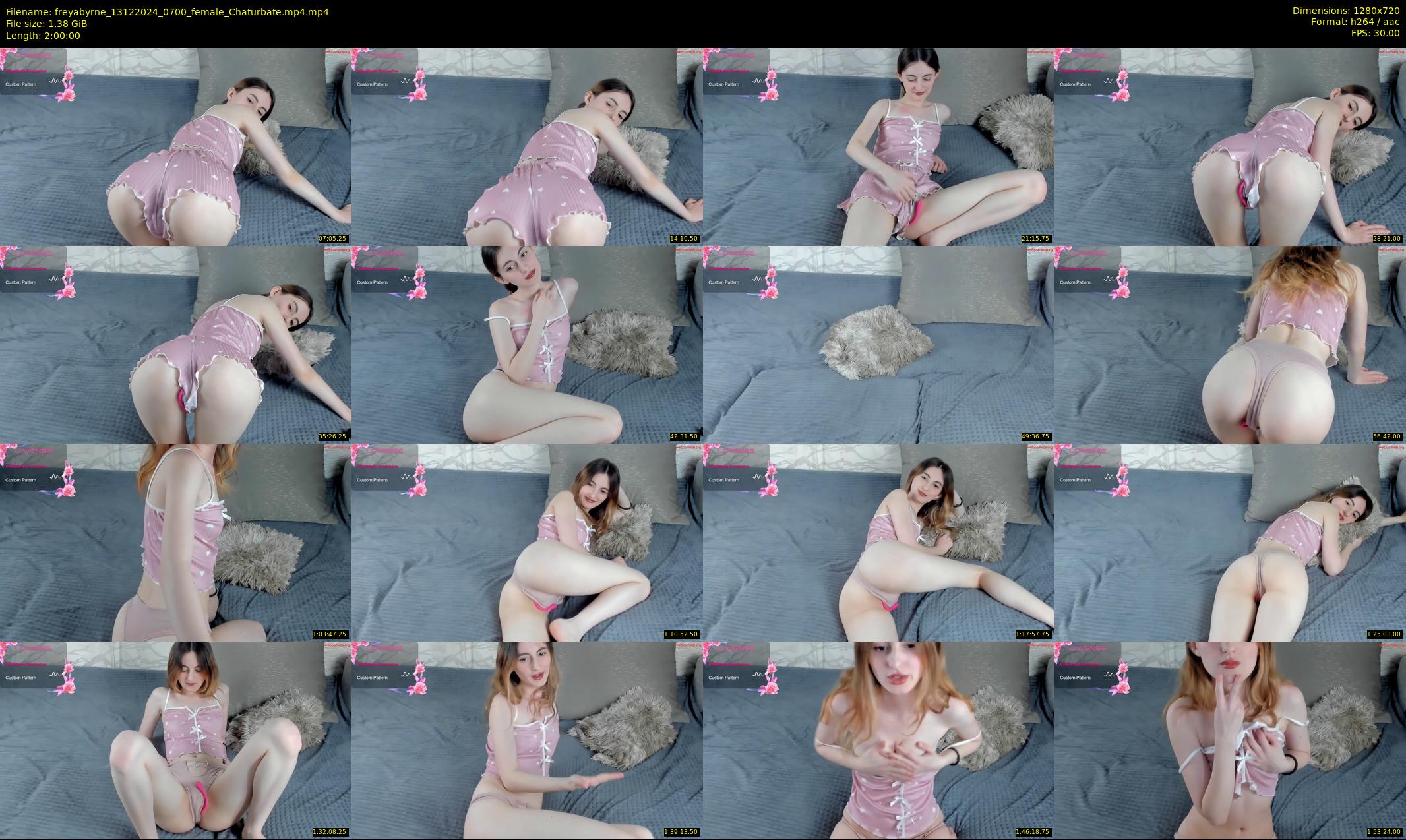freyabyrne — 120 minute Chaturbate female cam show recording, 720p, Dec 13, 2024