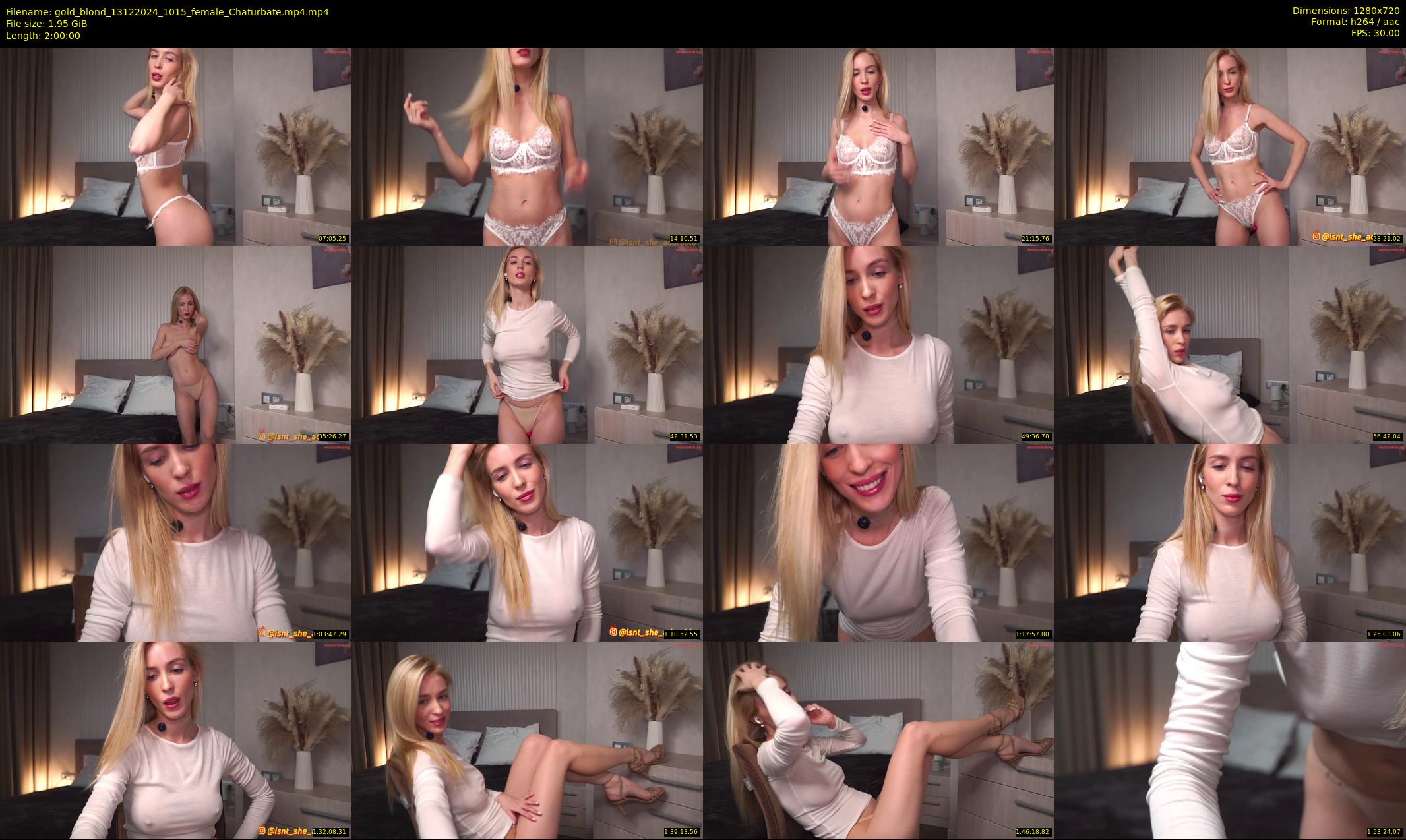 gold_blond — 120 minute Chaturbate female cam show recording, 720p, Dec 13, 2024