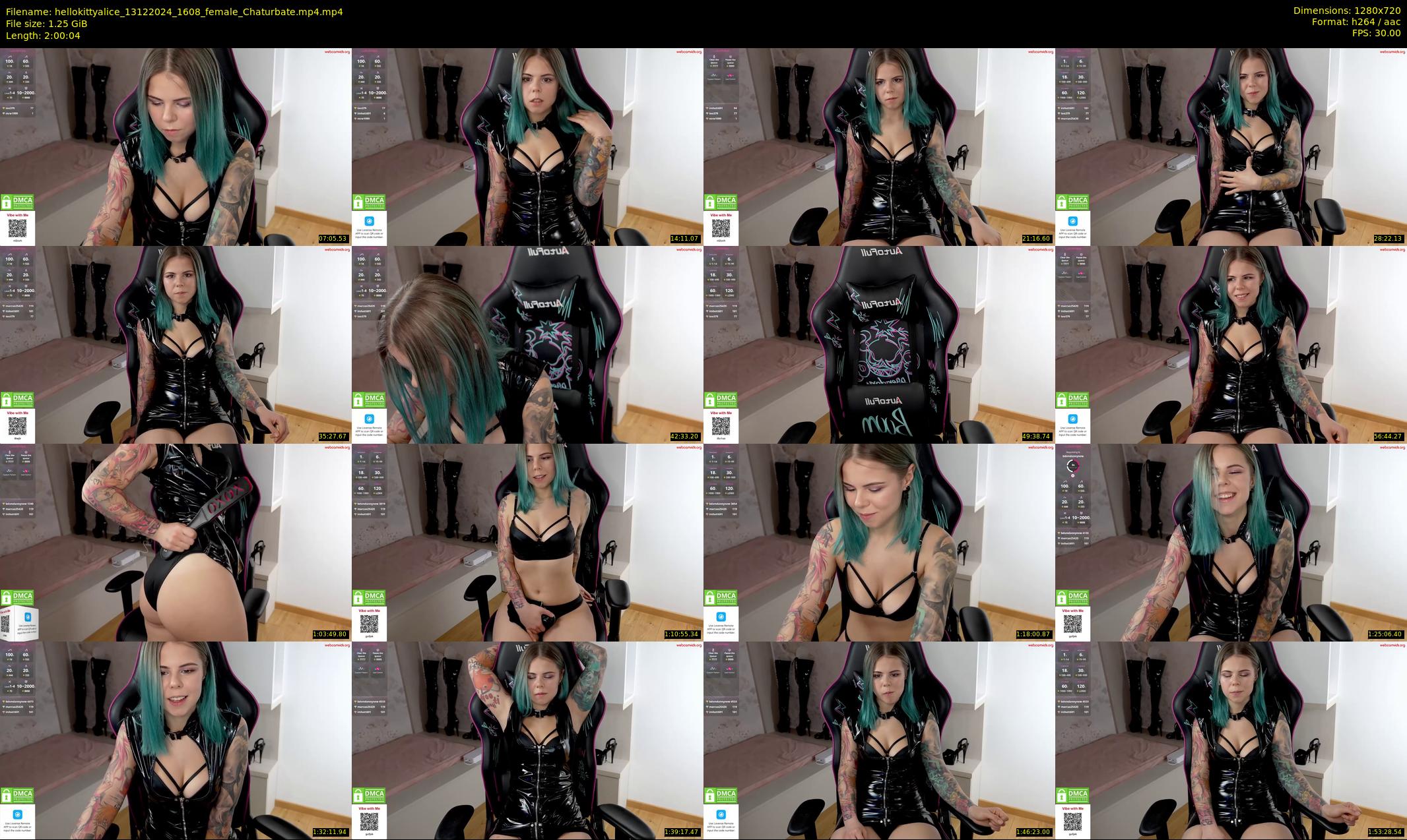 hellokittyalice — 121 minute Chaturbate female cam show recording, 720p, Dec 13, 2024