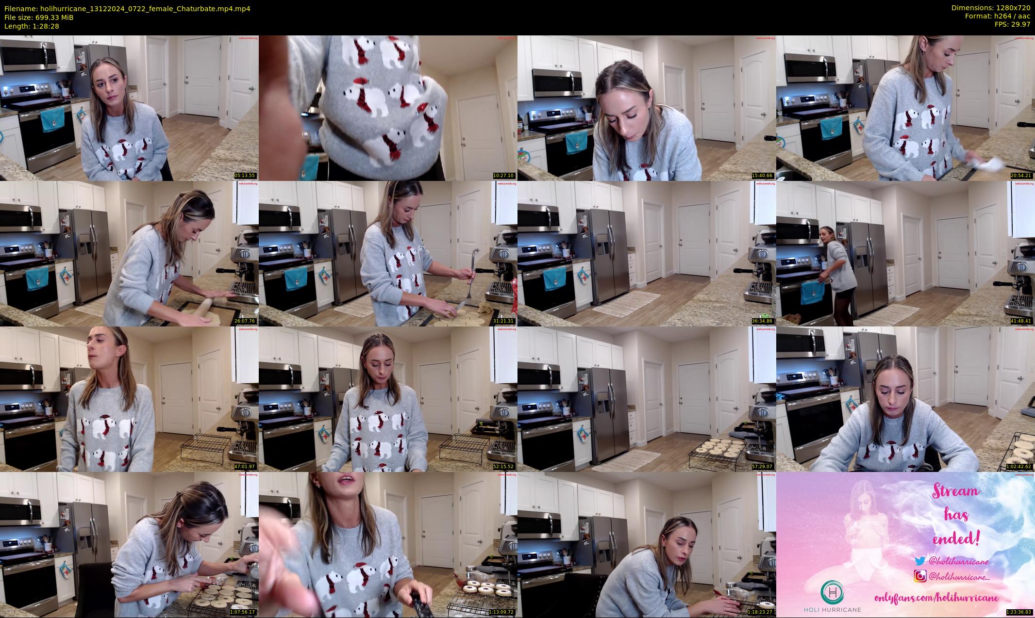 holihurricane — 89 minute Chaturbate female cam show recording, 720p, Dec 13, 2024