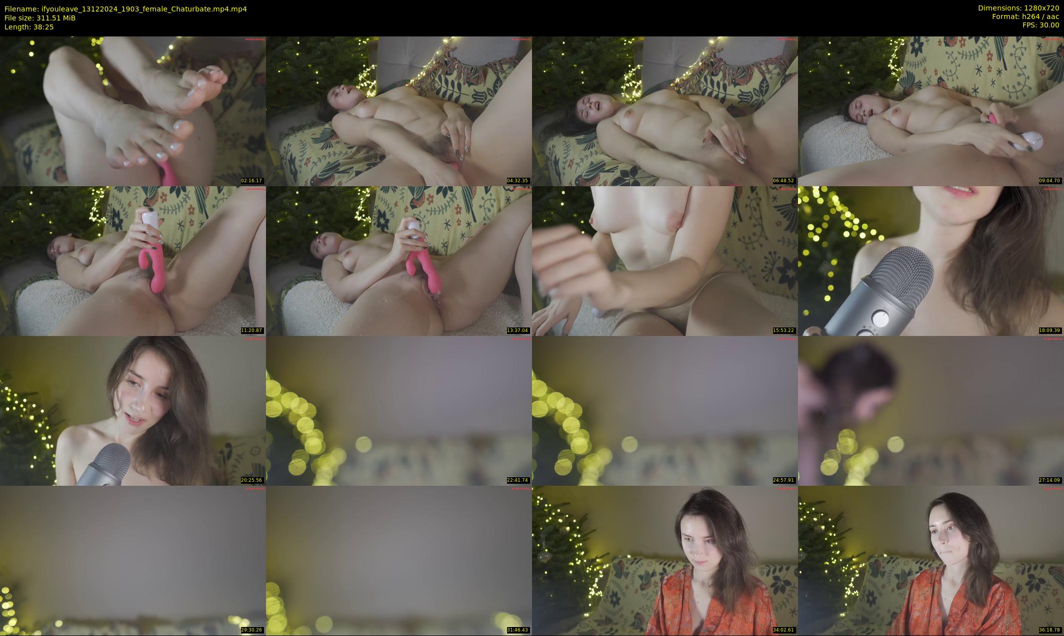 ifyouleave — 39 minute Chaturbate female cam show recording, 720p, Dec 13, 2024