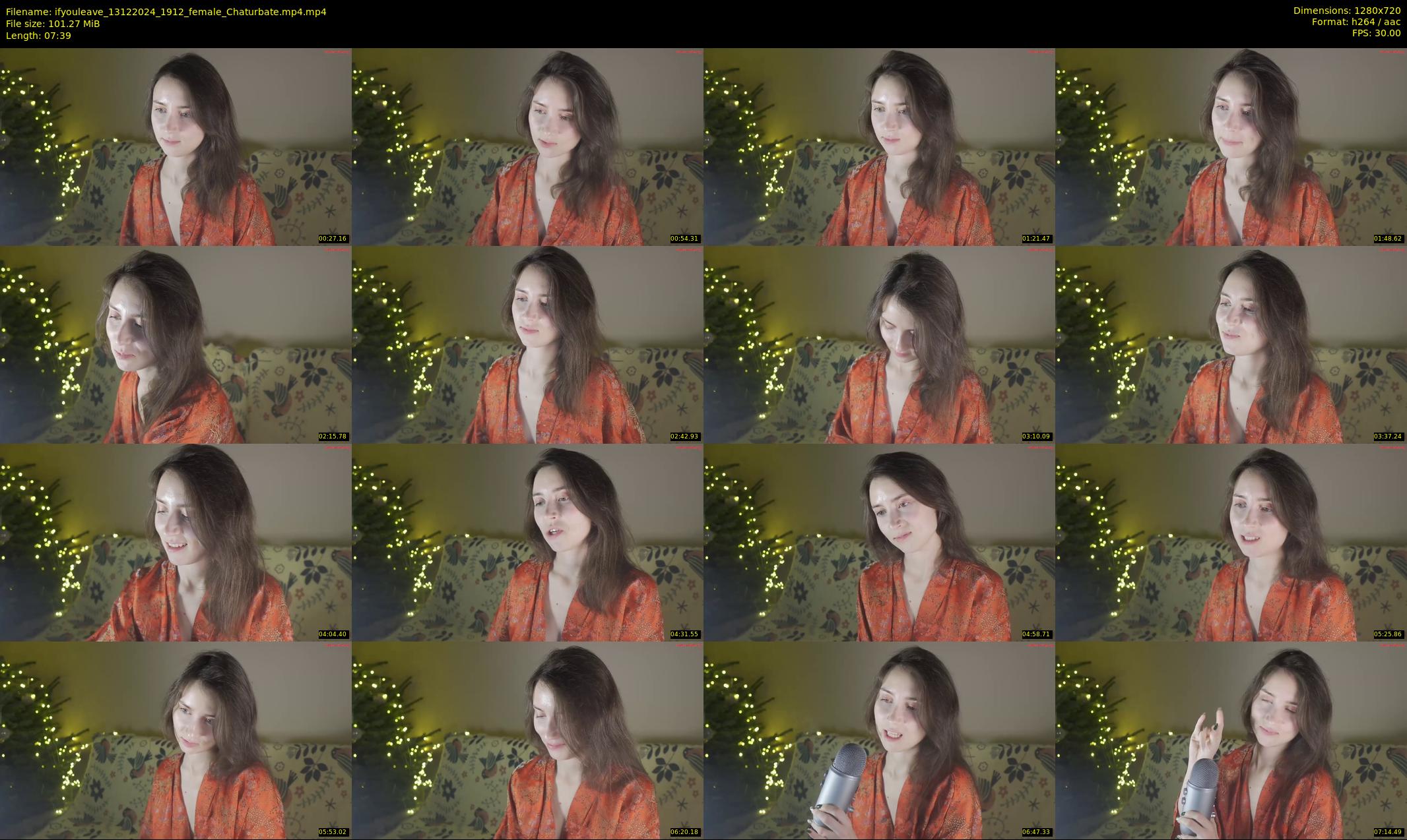 ifyouleave — 8 minute Chaturbate female cam show recording, 720p, Dec 13, 2024