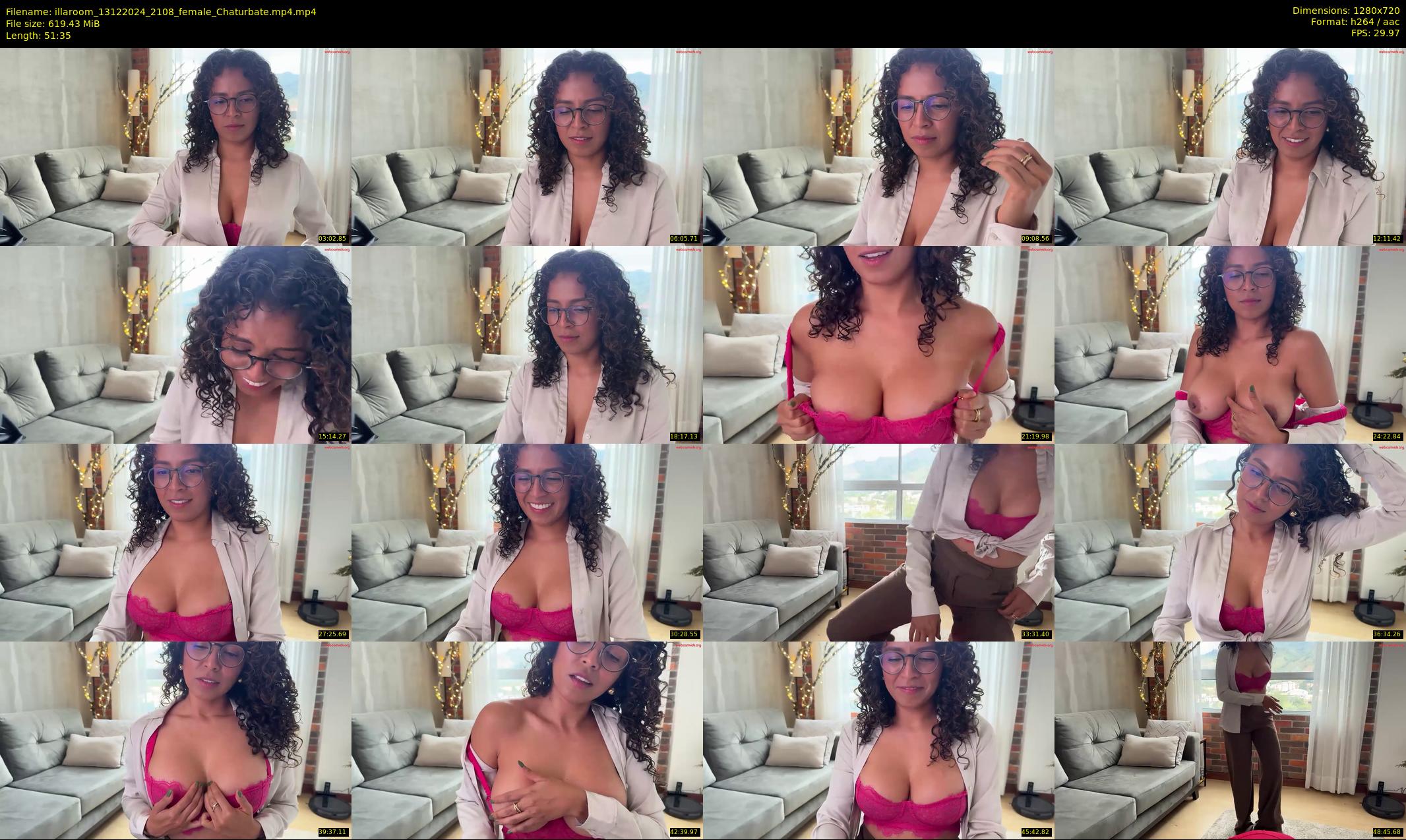 illaroom — 52 minute Chaturbate female cam show recording, 720p, Dec 13, 2024