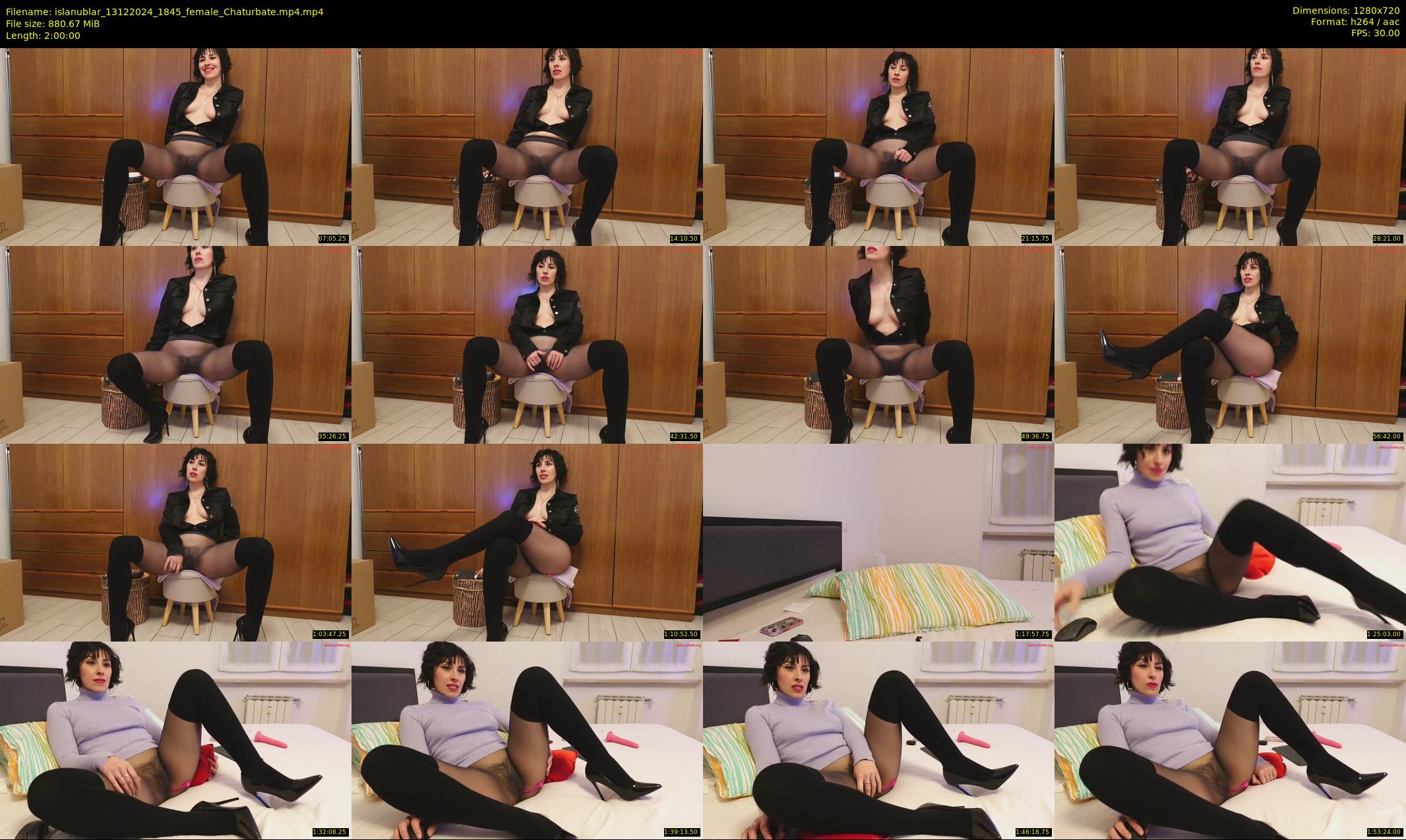 islanublar — 120 minute Chaturbate female cam show recording, 720p, Dec 13, 2024