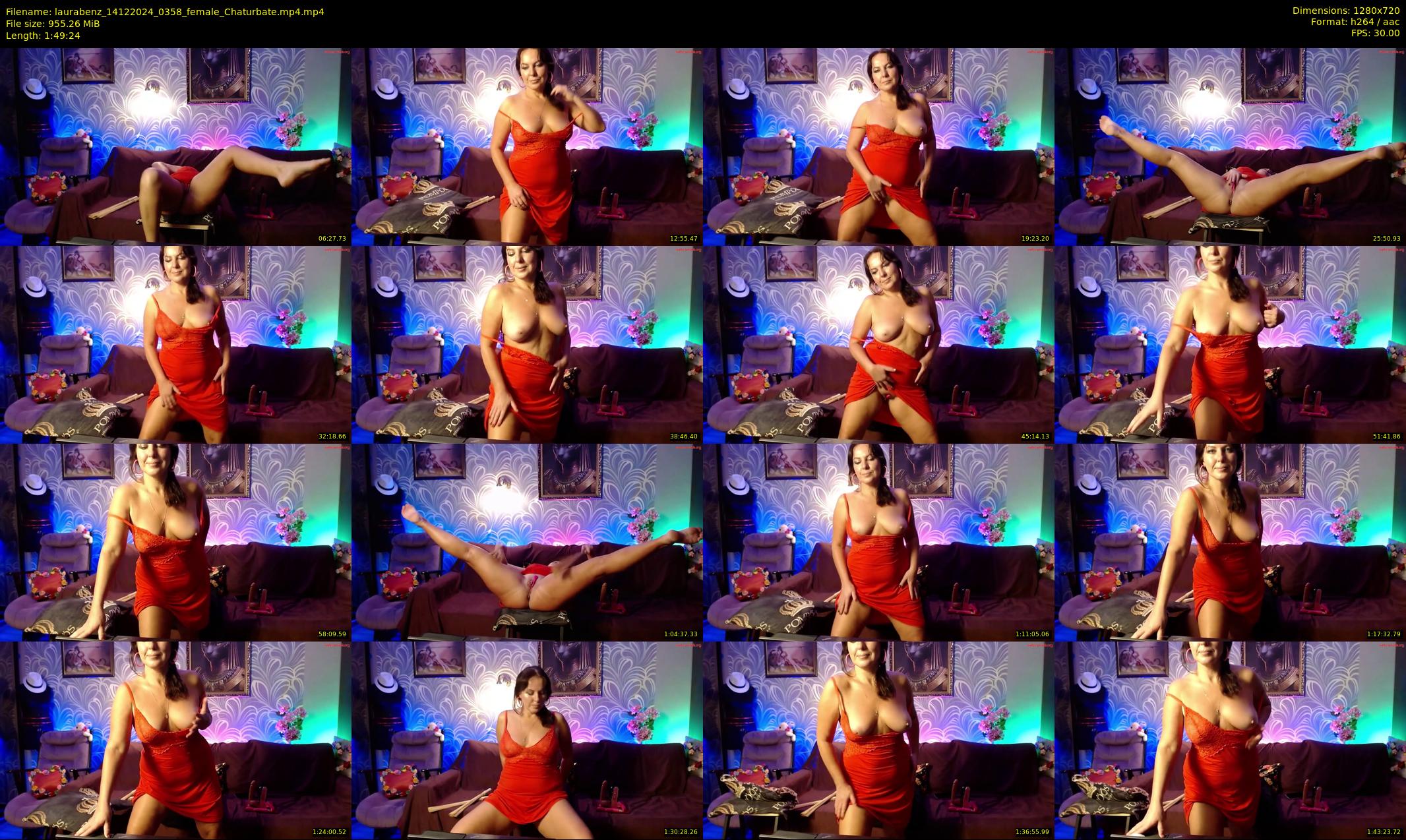laurabenz — 110 minute Chaturbate female cam show recording, 720p, Dec 14, 2024