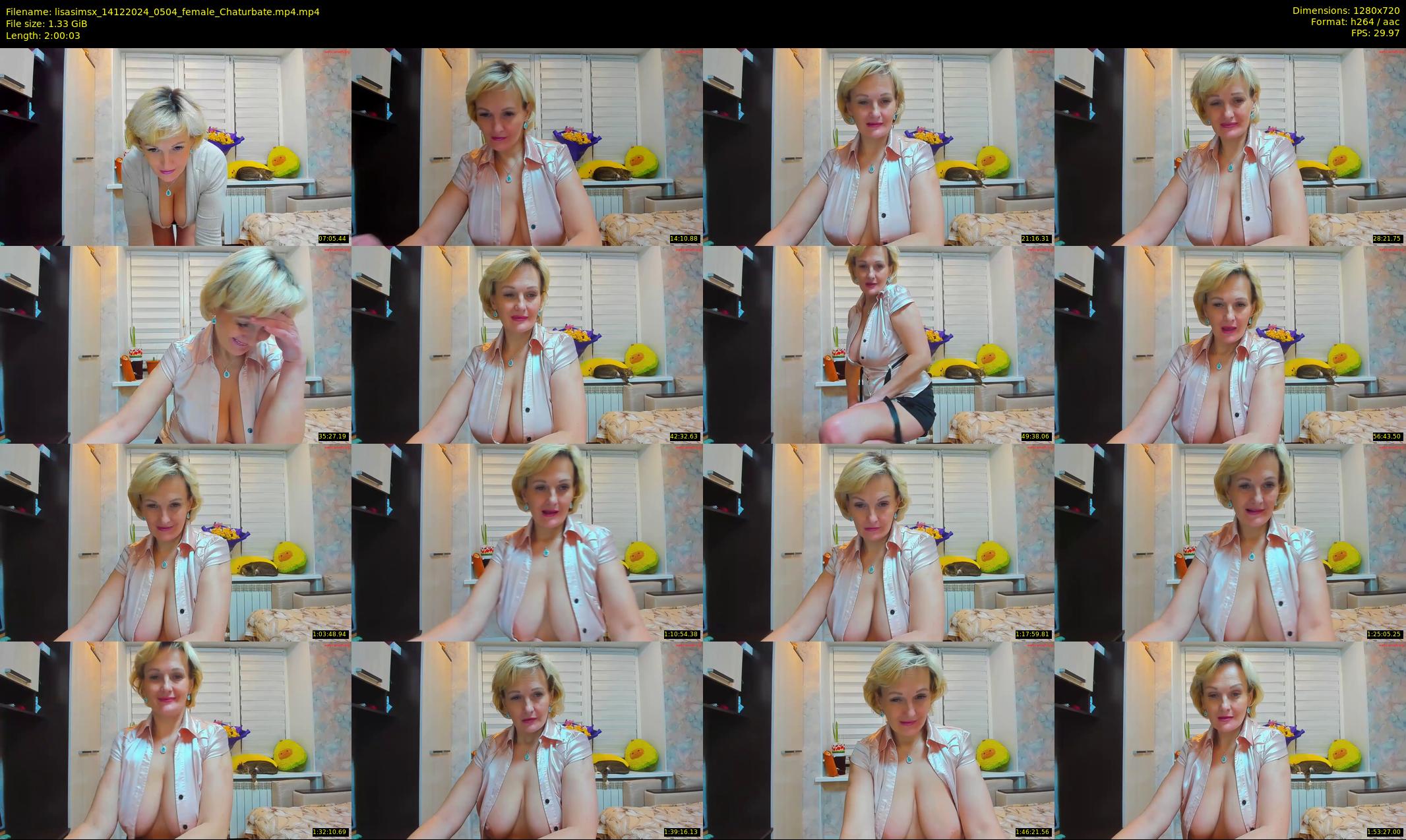lisasimsx — 121 minute Chaturbate female cam show recording, 720p, Dec 14, 2024