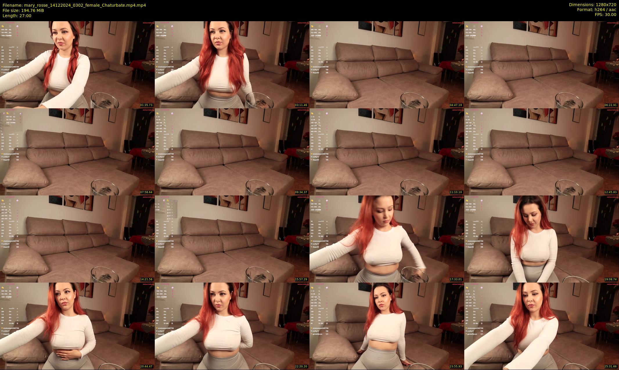 mary_rosse — 27 minute Chaturbate couple cam show recording, 720p, Dec 14, 2024