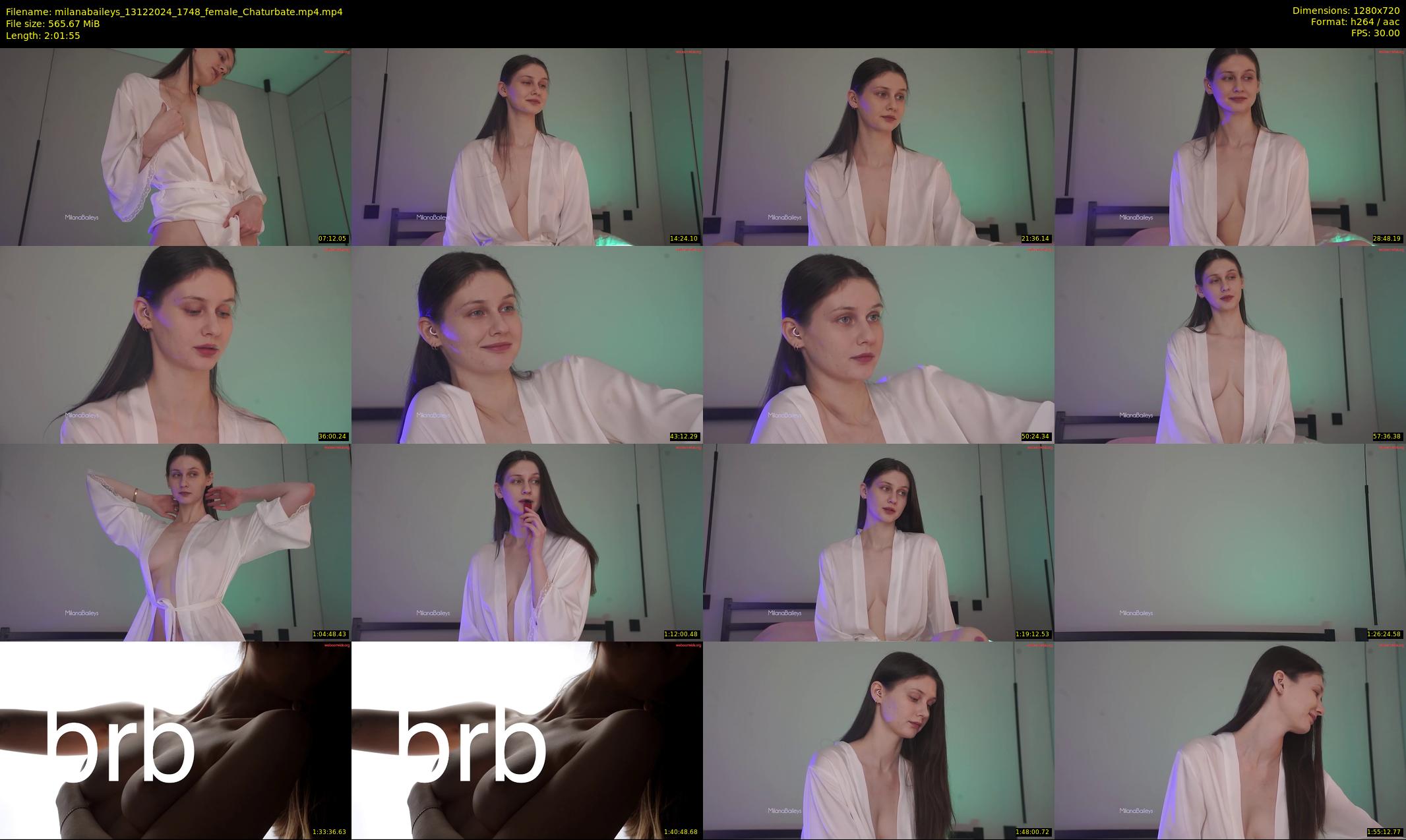 milanabaileys — 122 minute Chaturbate female cam show recording, 720p, Dec 13, 2024