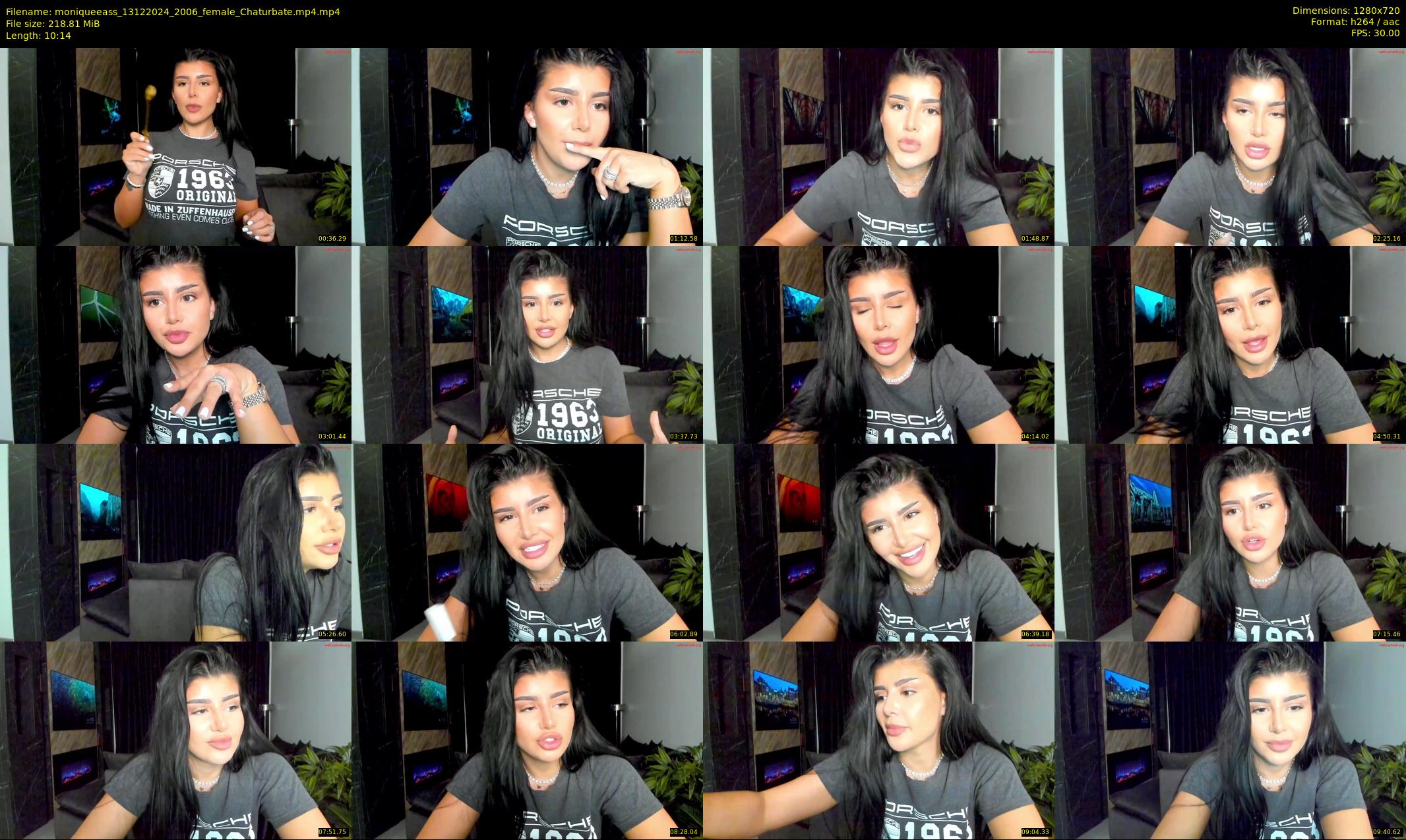 moniqueeass — 11 minute Chaturbate female cam show recording, 720p, Dec 13, 2024