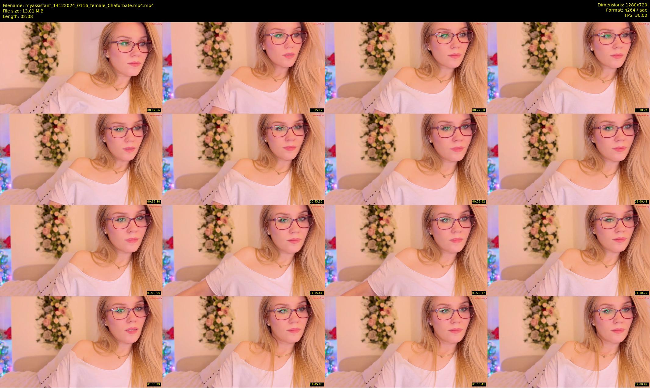 myassistant — 3 minute Chaturbate female cam show recording, 720p, Dec 14, 2024