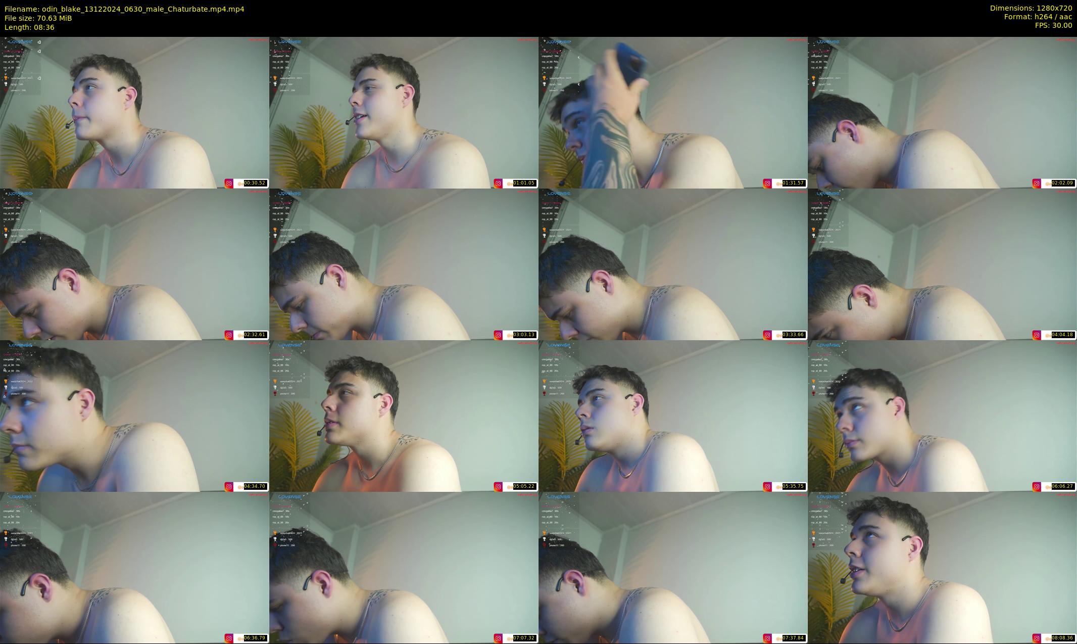 odin_blake — 9 minute Chaturbate male cam show recording, 720p, Dec 13, 2024