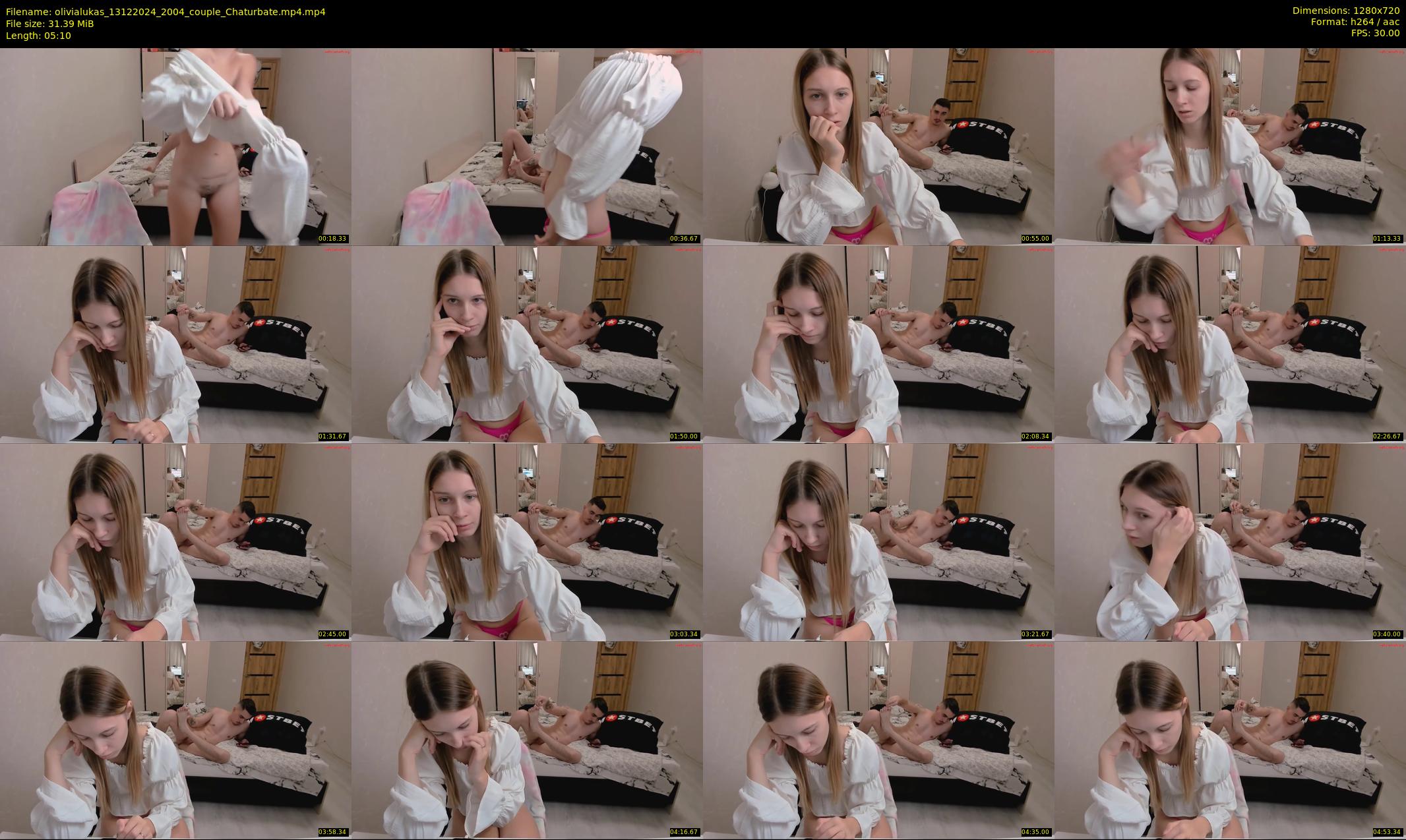 olivialukas — 6 minute Chaturbate couple cam show recording, 720p, Dec 13, 2024