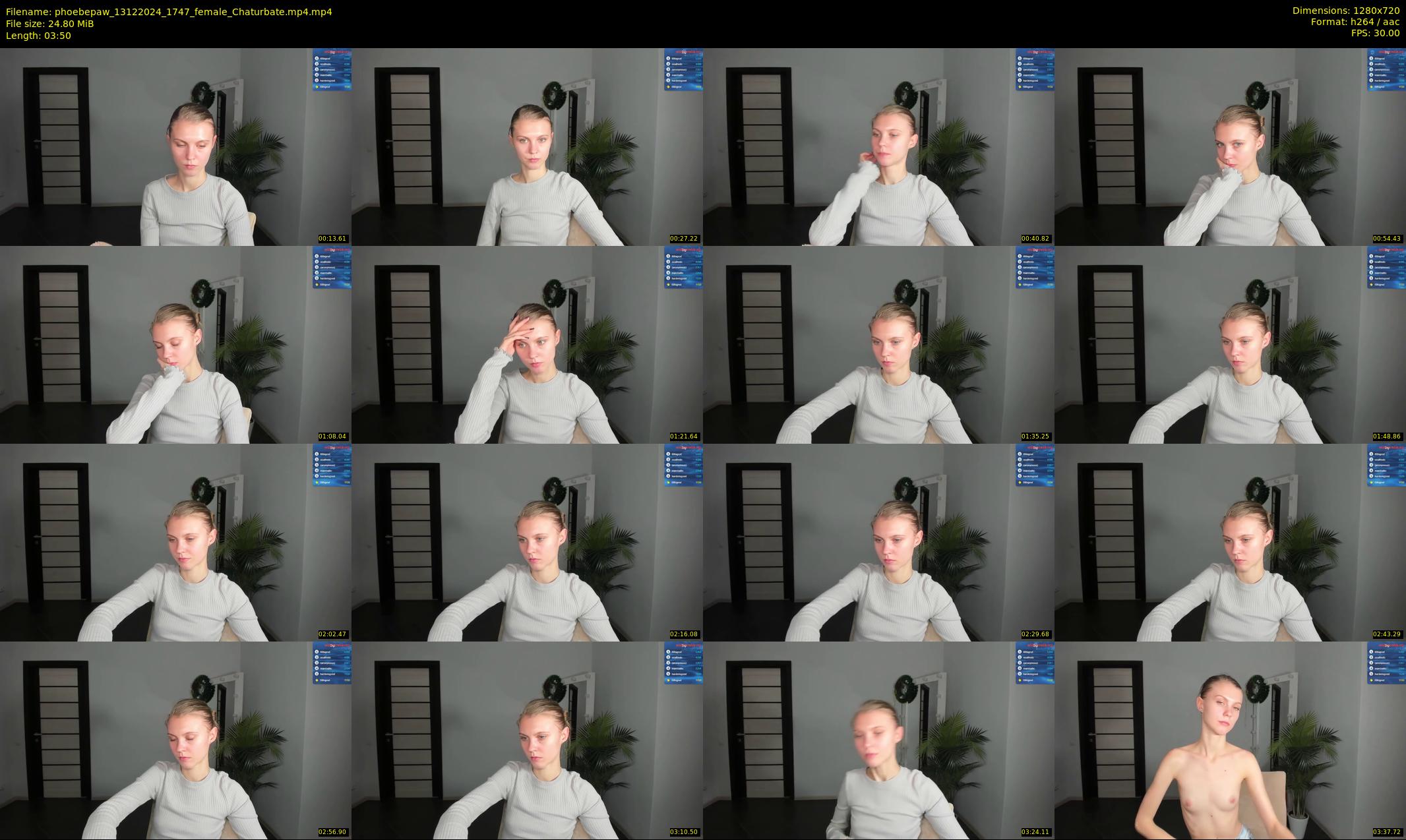 phoebepaw — 4 minute Chaturbate female cam show recording, 720p, Dec 13, 2024