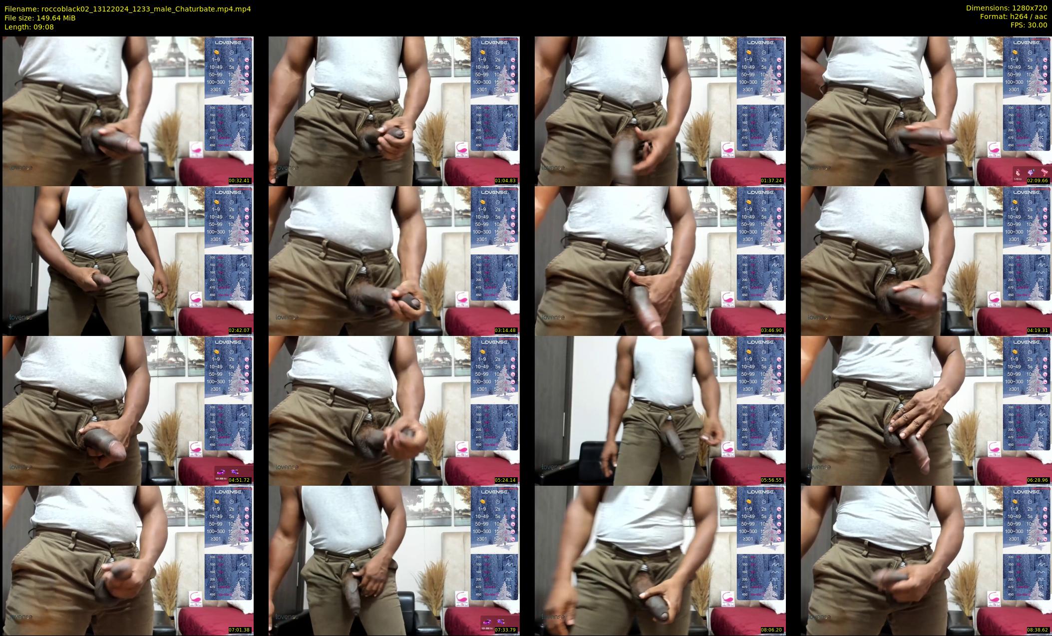 roccoblack02 — 10 minute Chaturbate male cam show recording, 720p, Dec 13, 2024