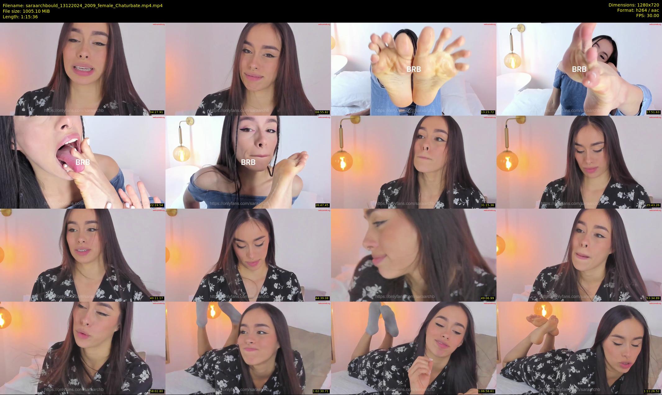 saraarchbould — 76 minute Chaturbate female cam show recording, 720p, Dec 13, 2024